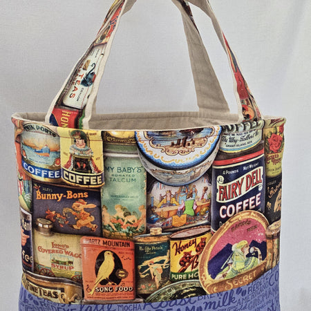Handmade | Classic Handbag | Coffee Print | Coffee and Cafe Collection