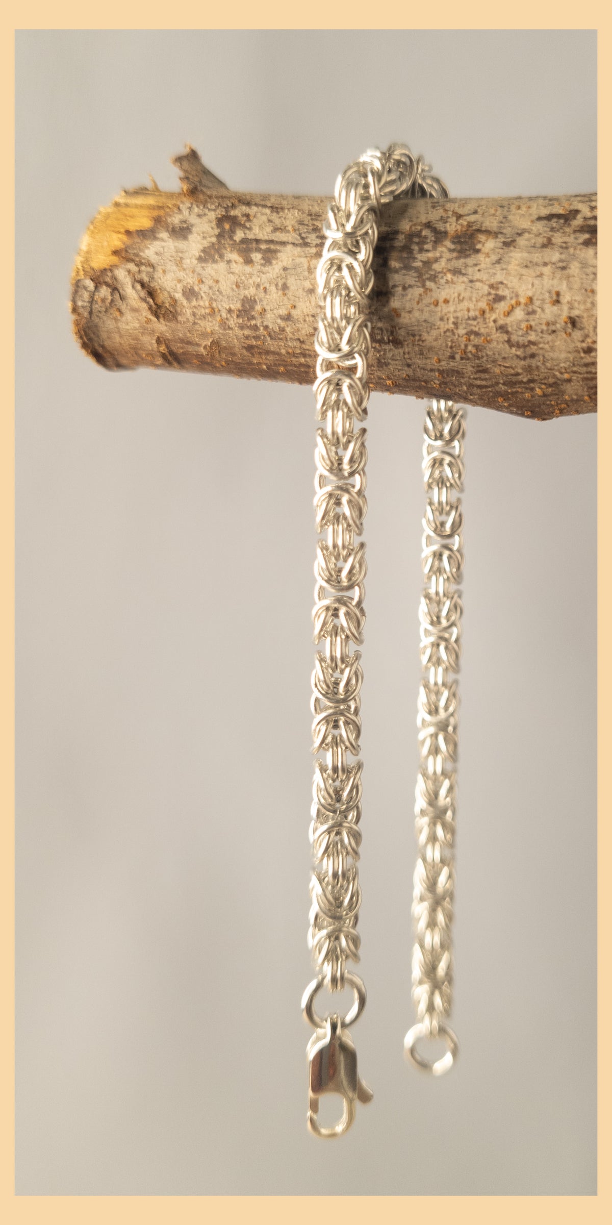 Chainmaille Byzantine Weave Bracelet