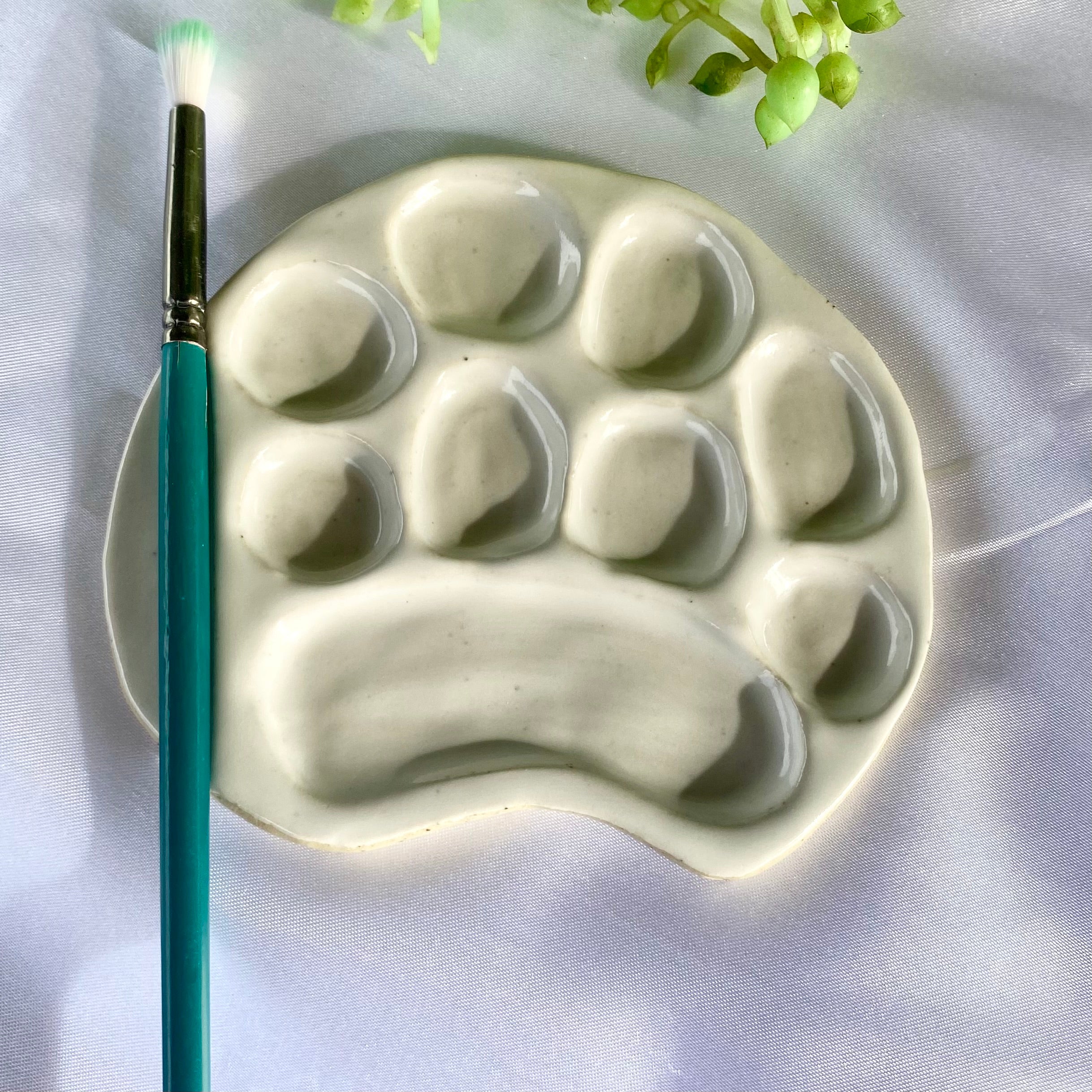 Handmade Ceramic Paint Palette |Handmade Pottery