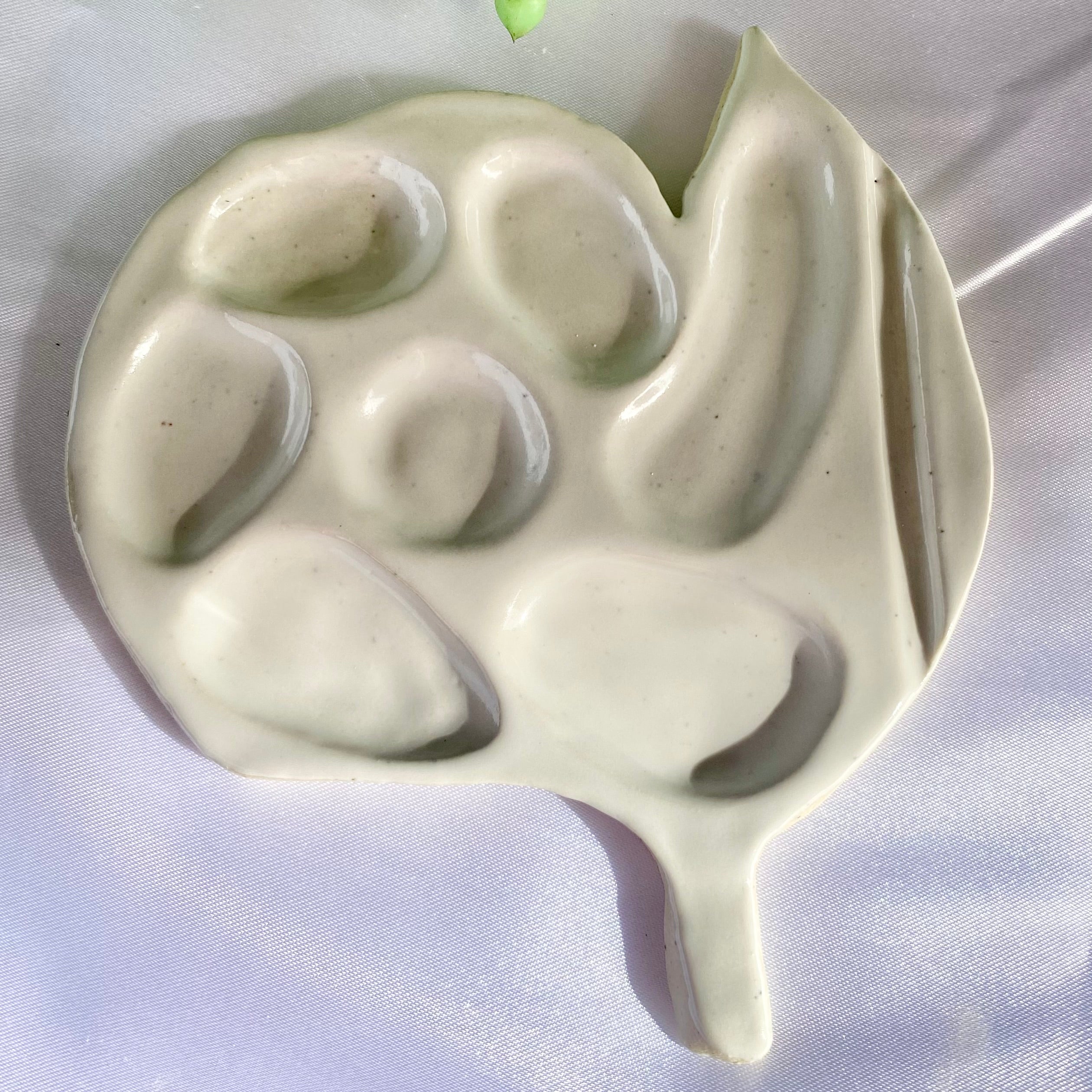 Handmade Ceramic Paint Palette |Handmade Pottery