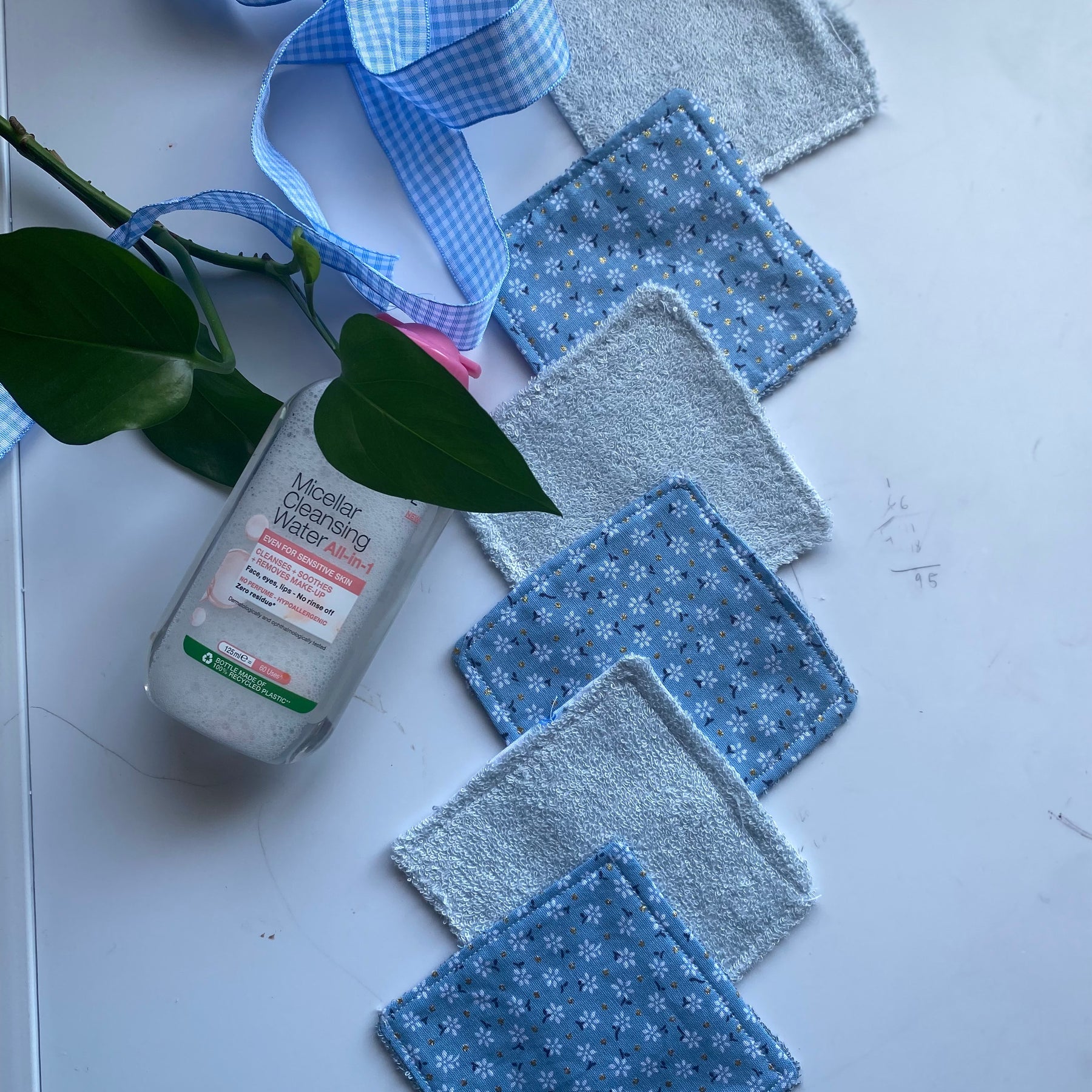 Reusable Makeup Remover Pads – Patterned Fabric & Soft Baby Towel