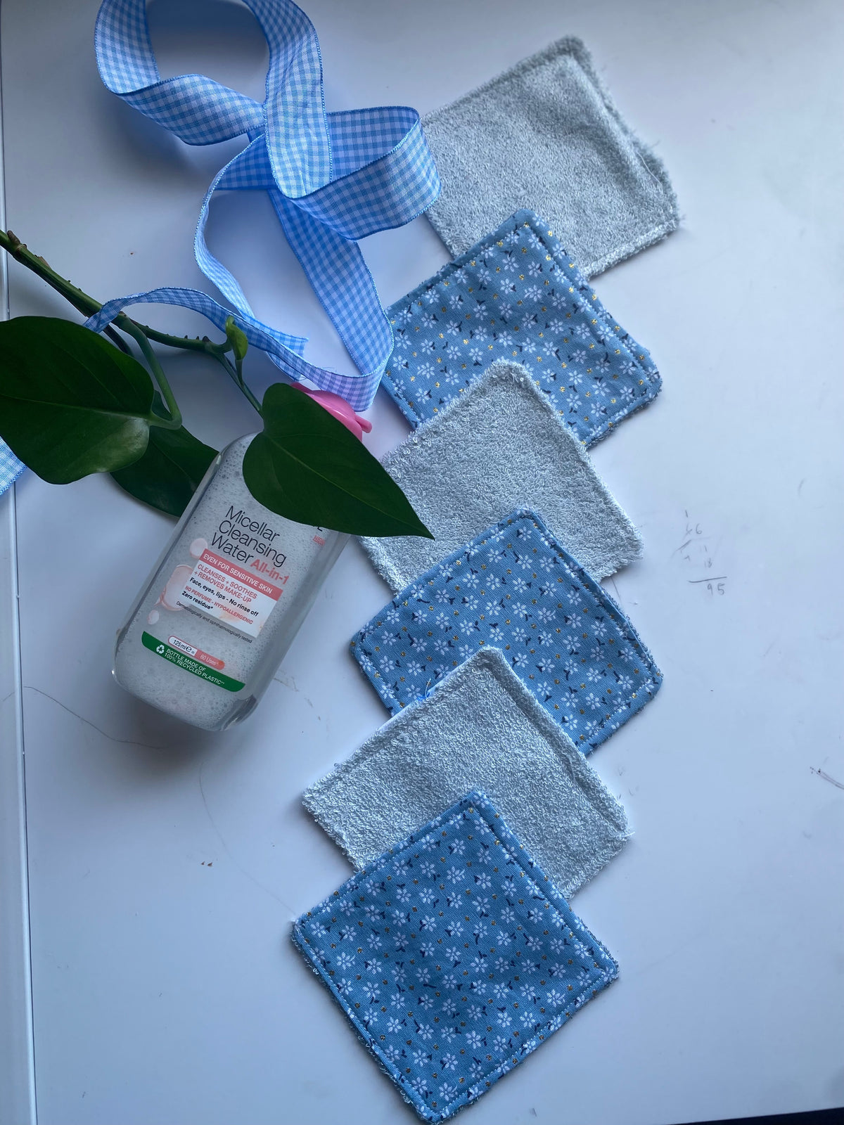 Reusable Makeup Remover Pads – Patterned Fabric & Soft Baby Towel