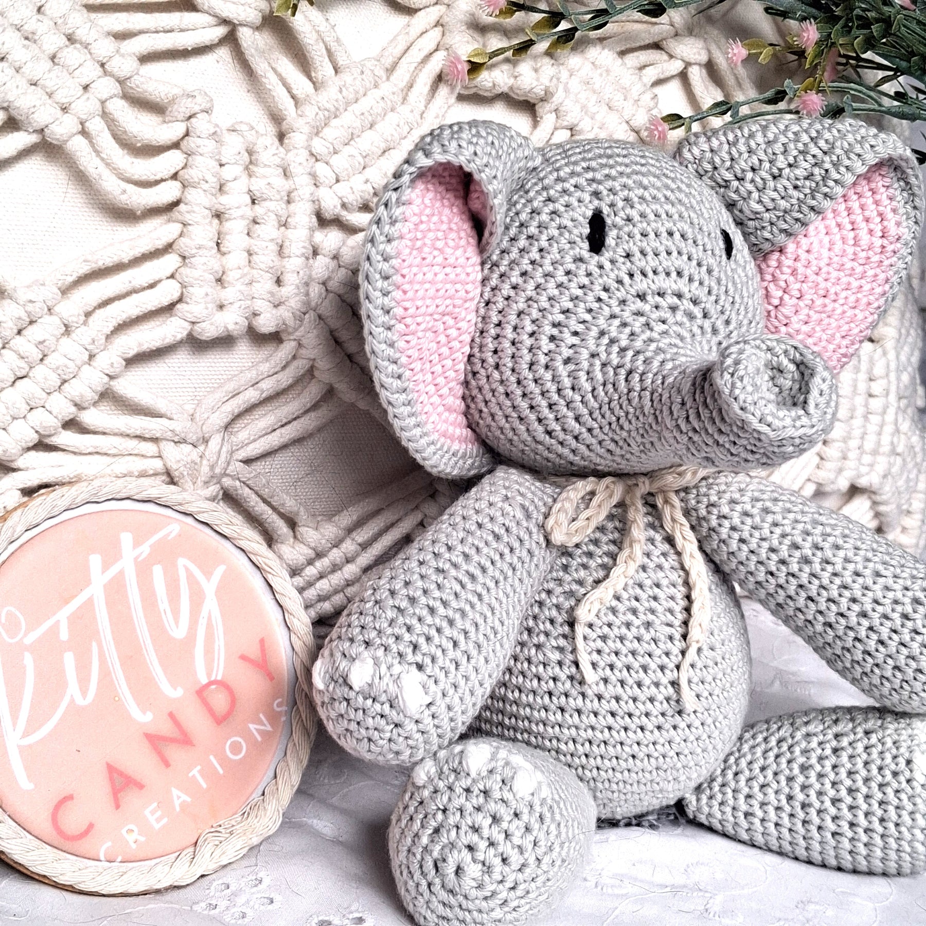 Handmade Crochet Elephant