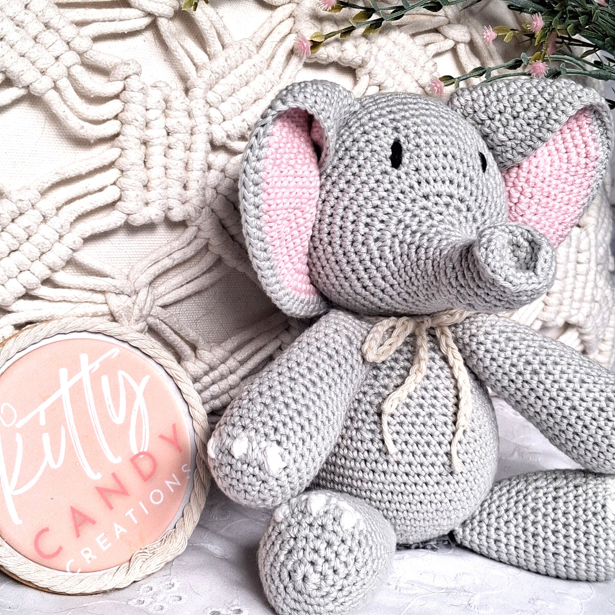 Handmade Crochet Elephant