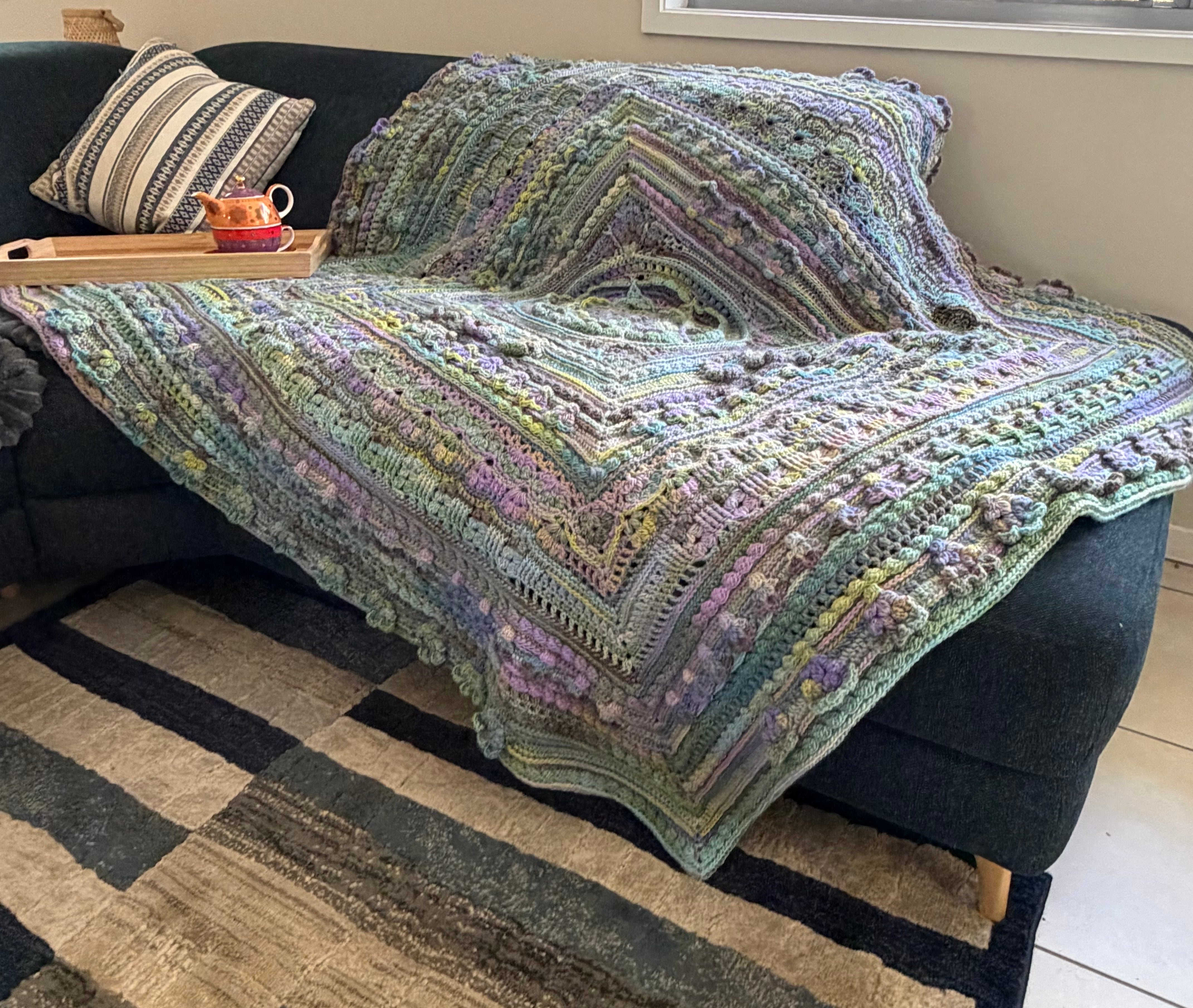#121 - Large Crocheted Blanket