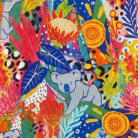 Australiana Collection|Koala Wildflower Overalls