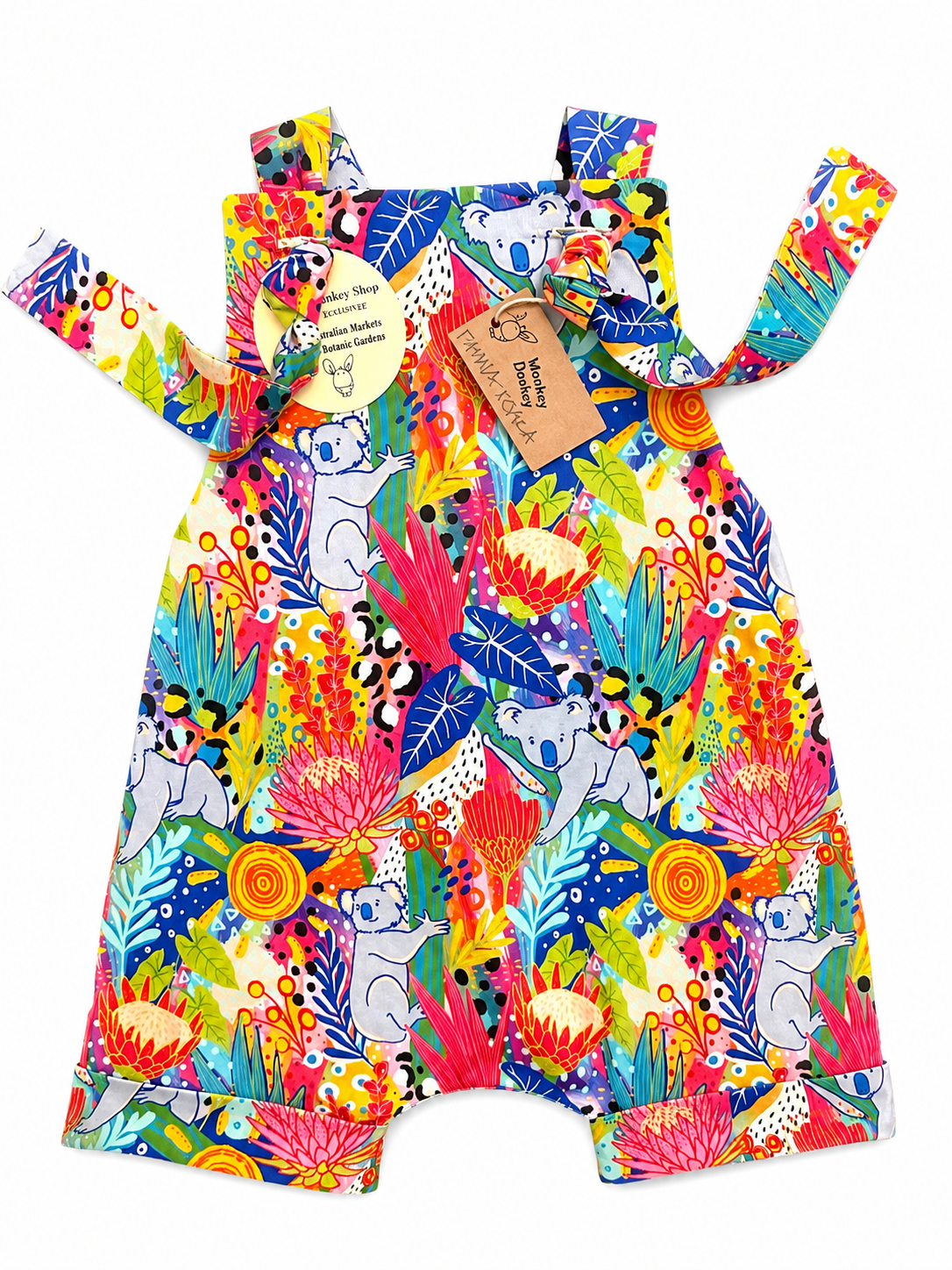 Australiana Collection|Koala Wildflower Overalls