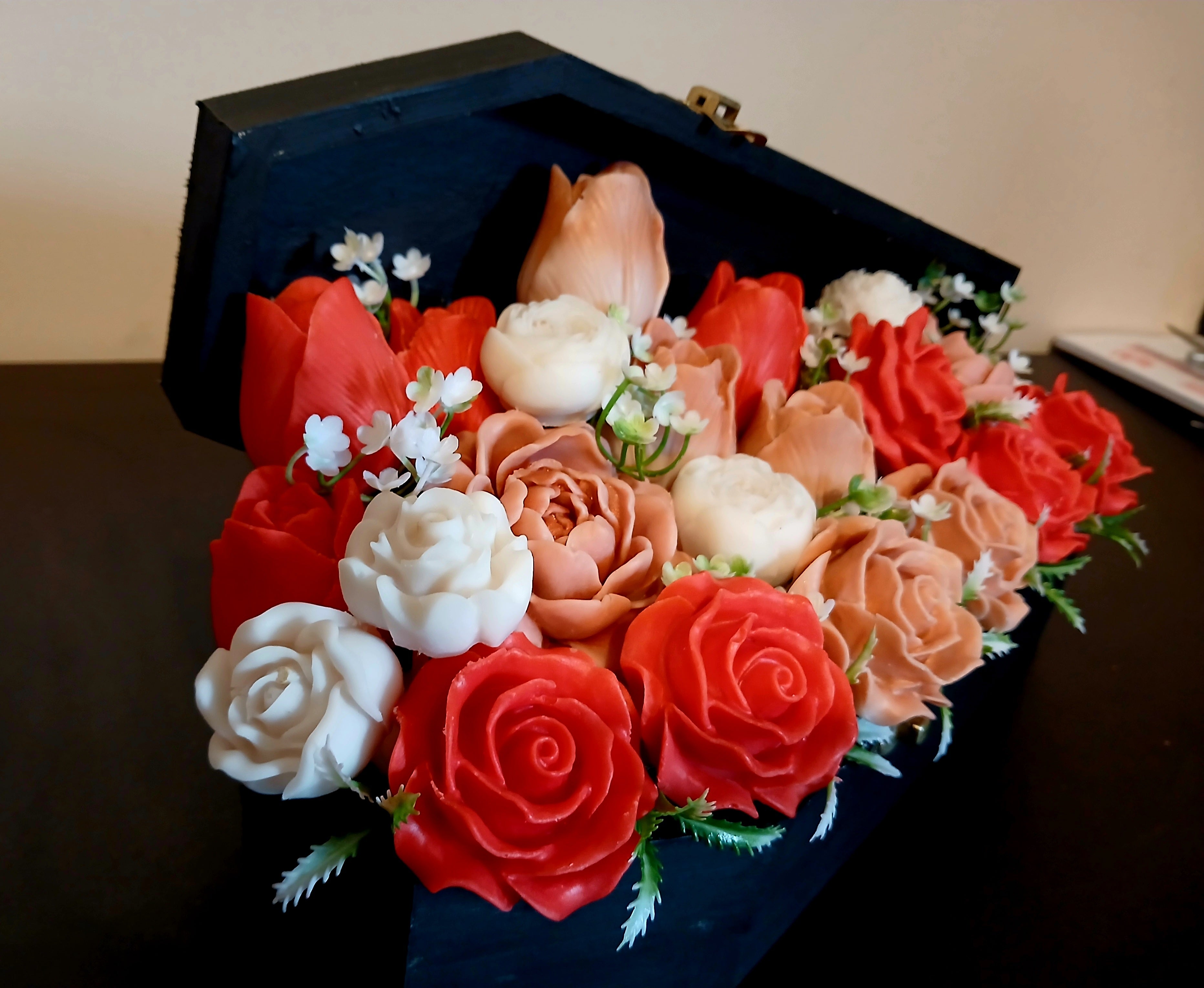 Coffin Bouquet Sea Salt & Driftwood