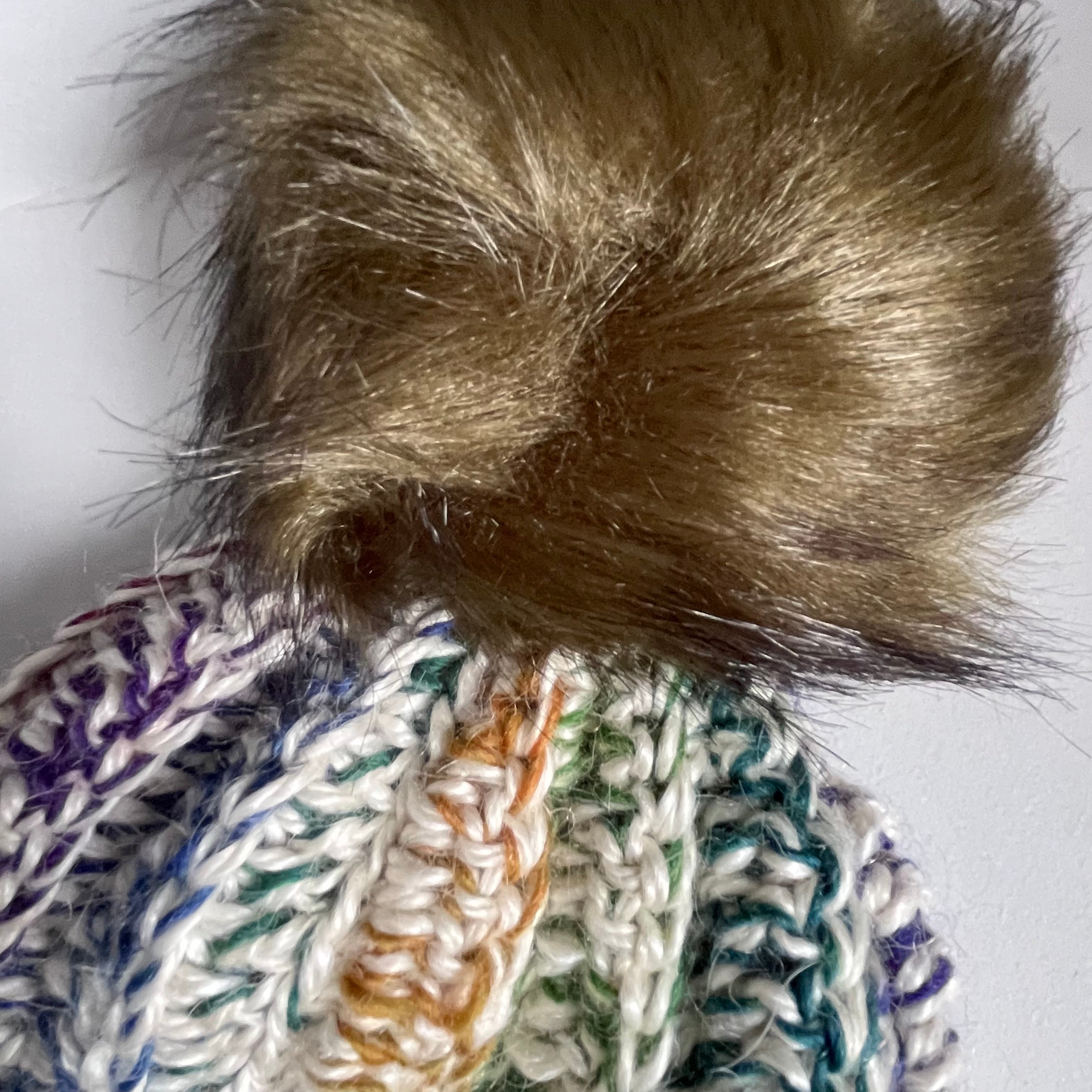 Hand crocheted beanie | alpaca and wool