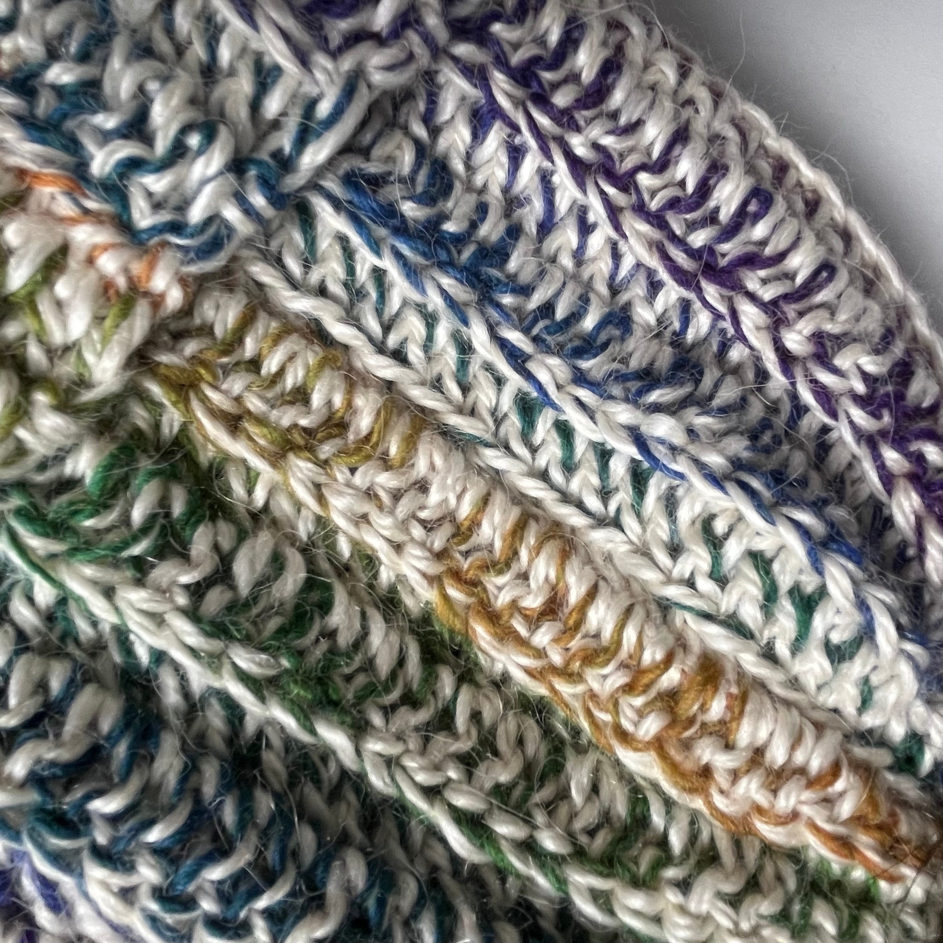 Hand crocheted beanie | alpaca and wool