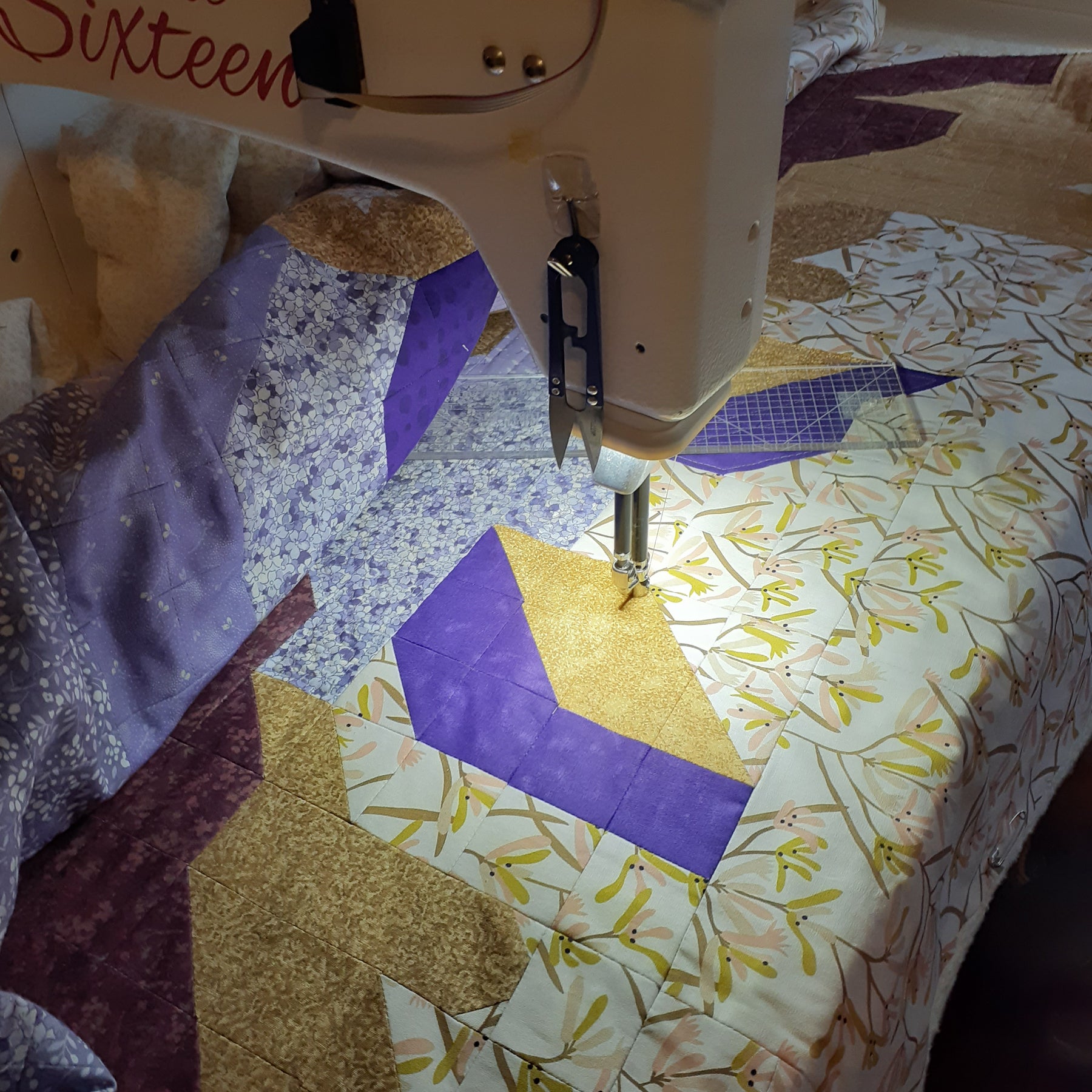 Marty moose patchwork quilt
