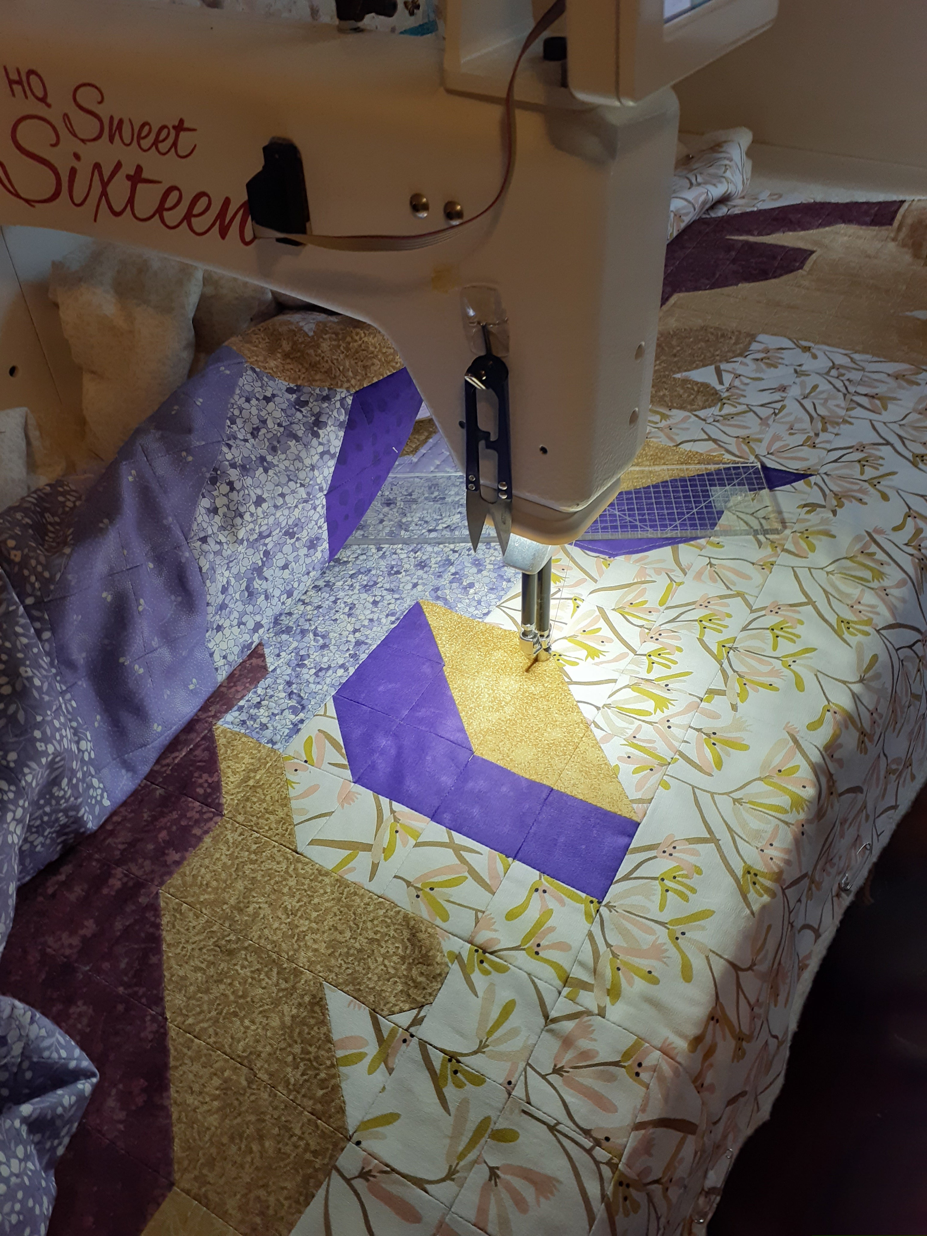 Marty moose patchwork quilt
