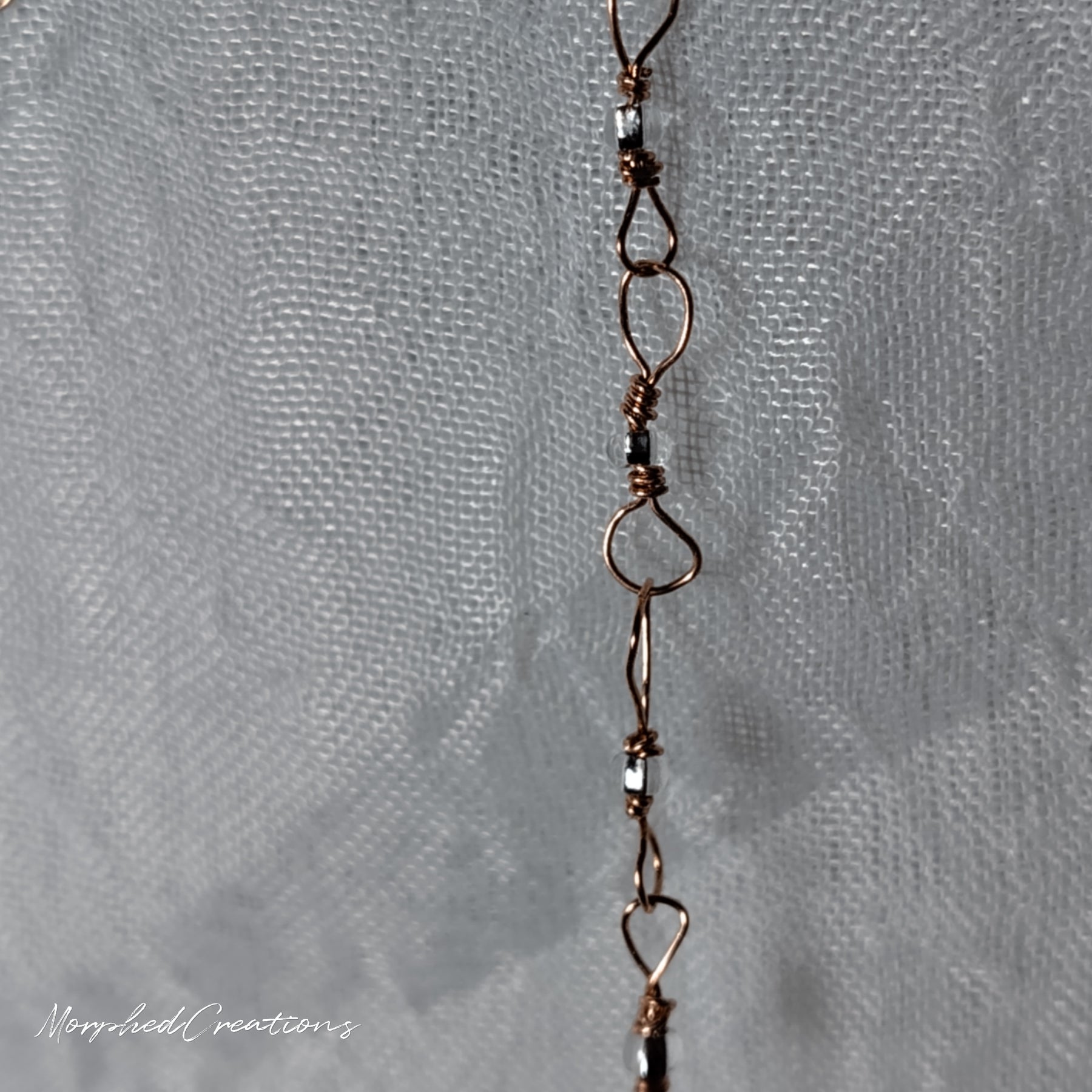 Copper Celtic Moon Suncatcher.