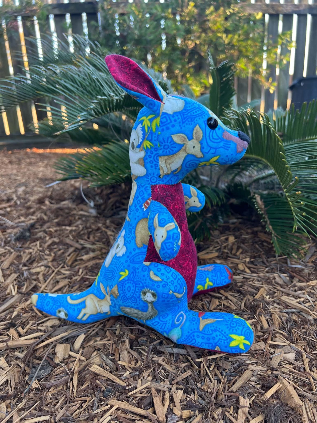 Handmade Fabric Kangaroo