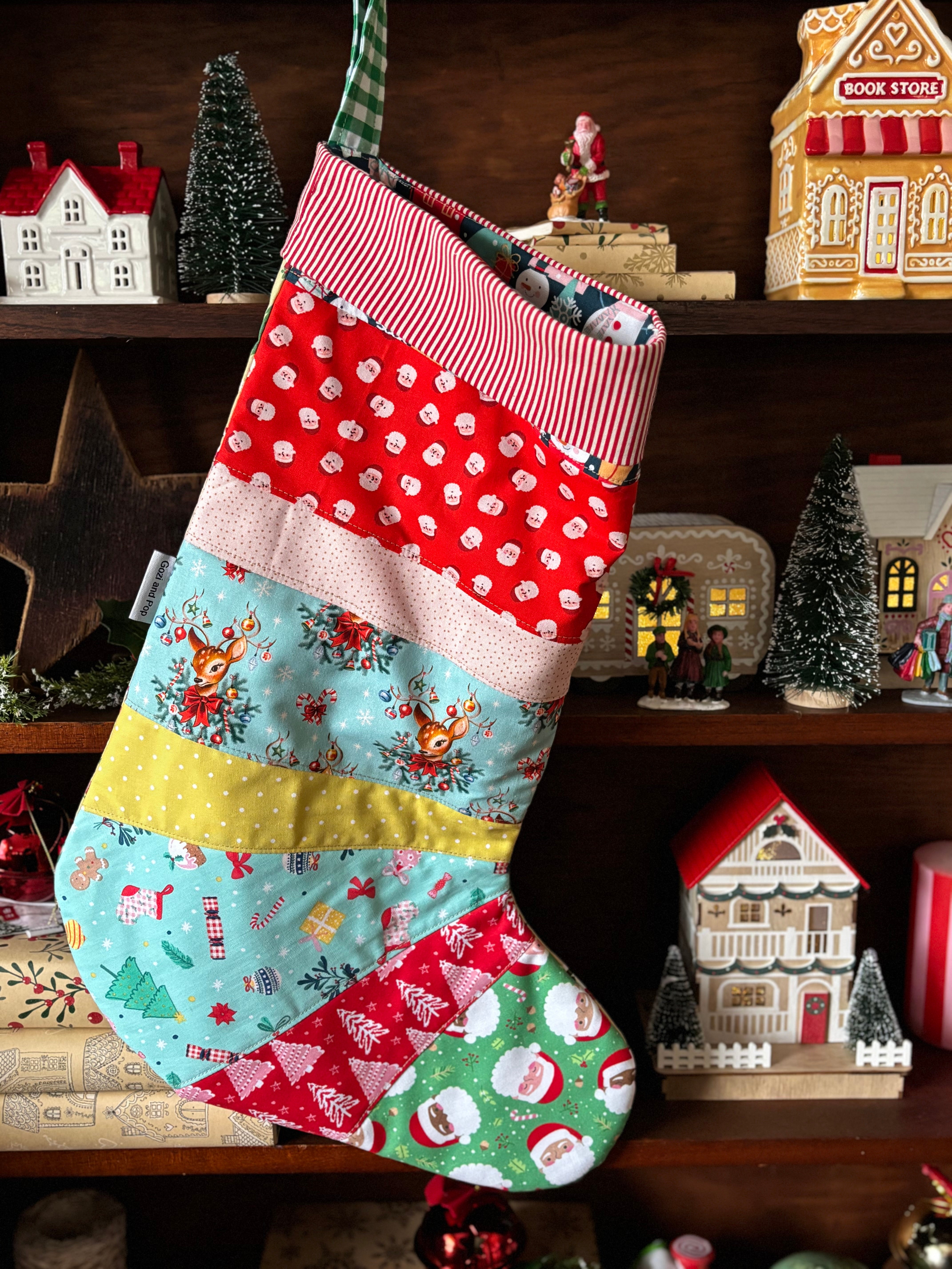 Christmas Santa Stocking Large Size