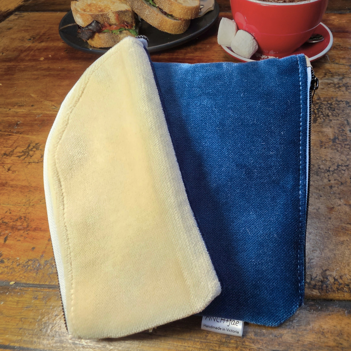 Duo Pack: Upcycled Glasses Case and Zipper Pouch