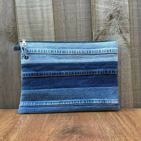 Upcycled Denim Pencil Case – Seams