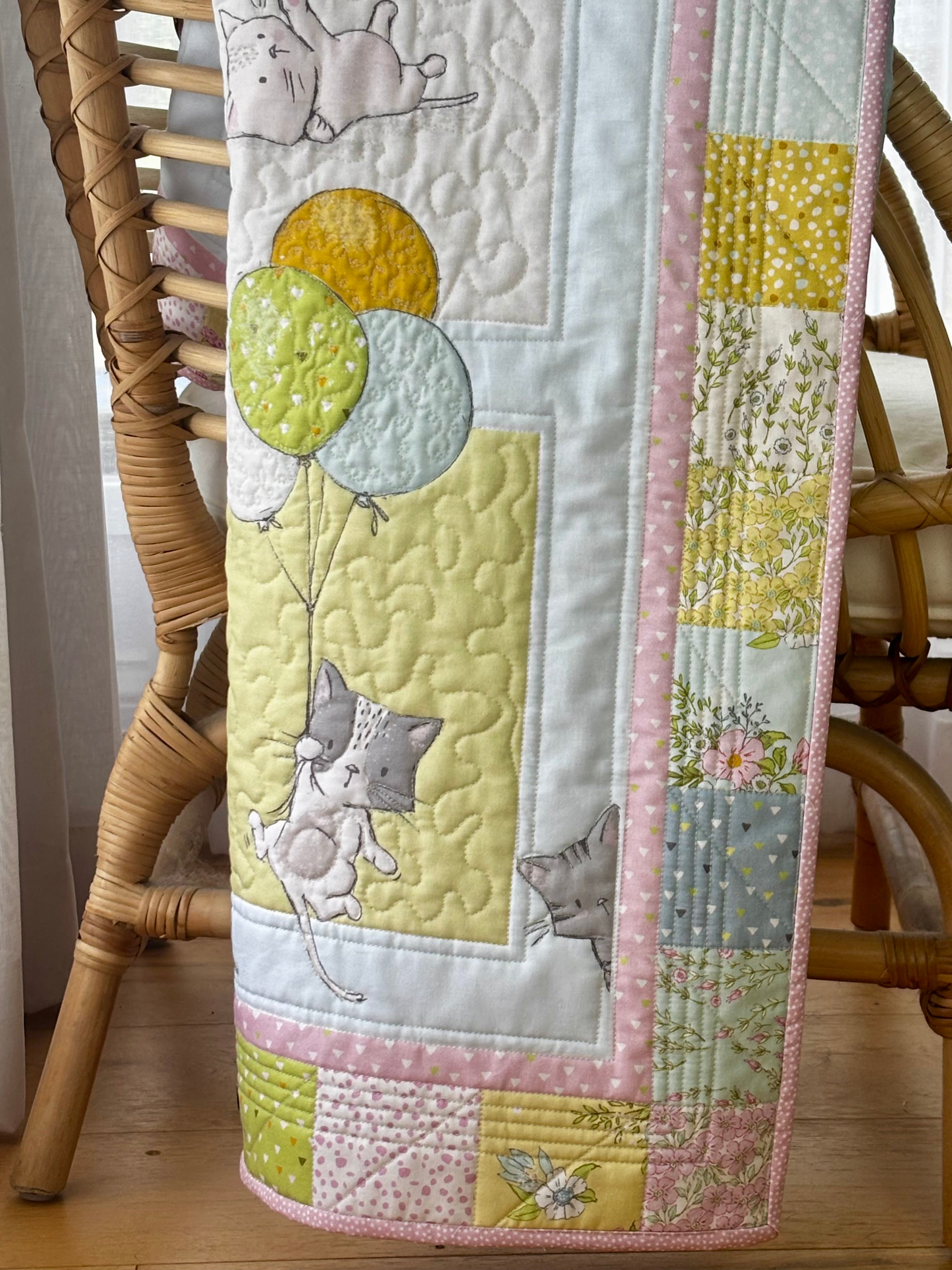 Quilted baby blanket