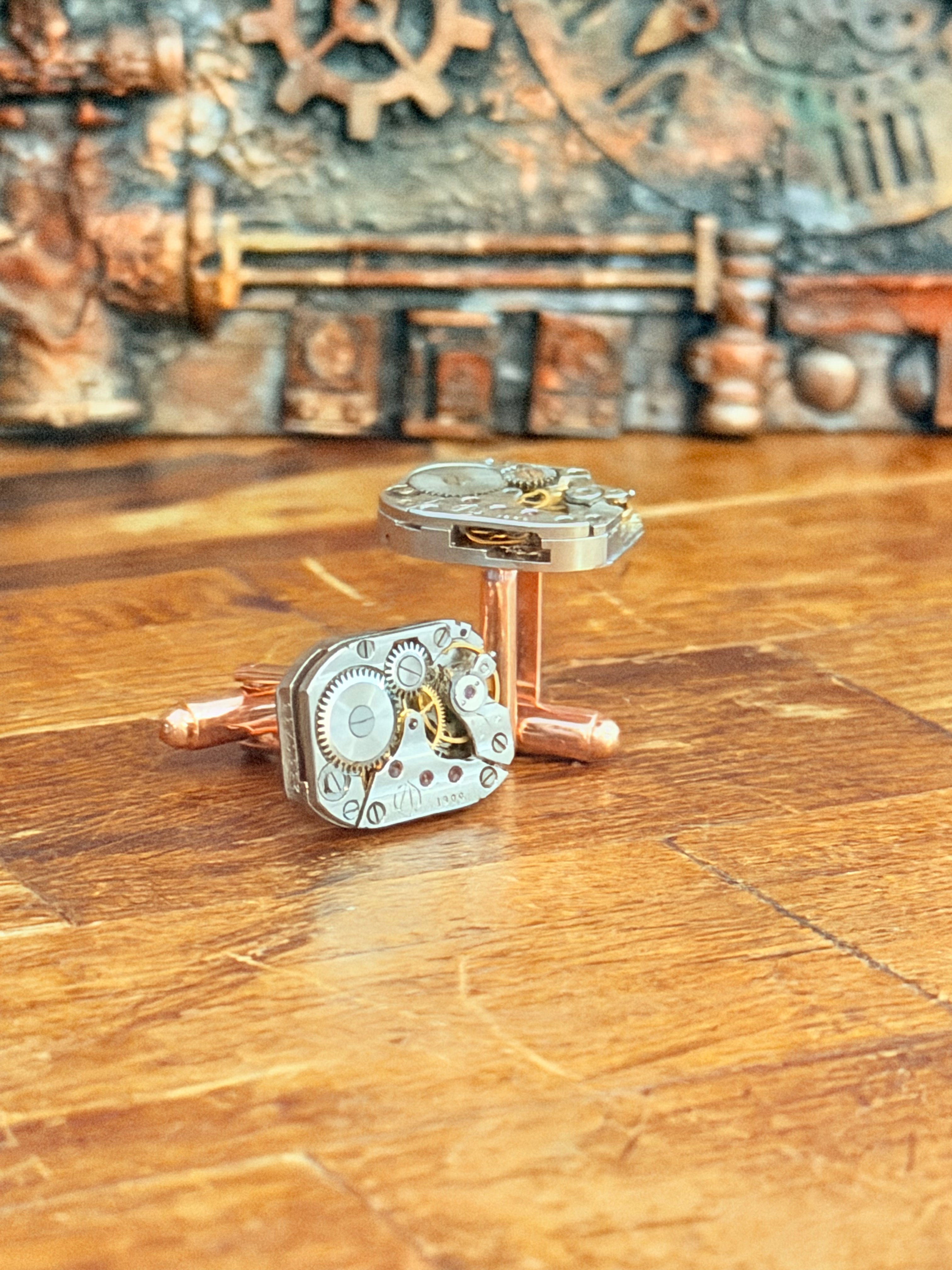 Steampunk Watch Movement Cufflinks
