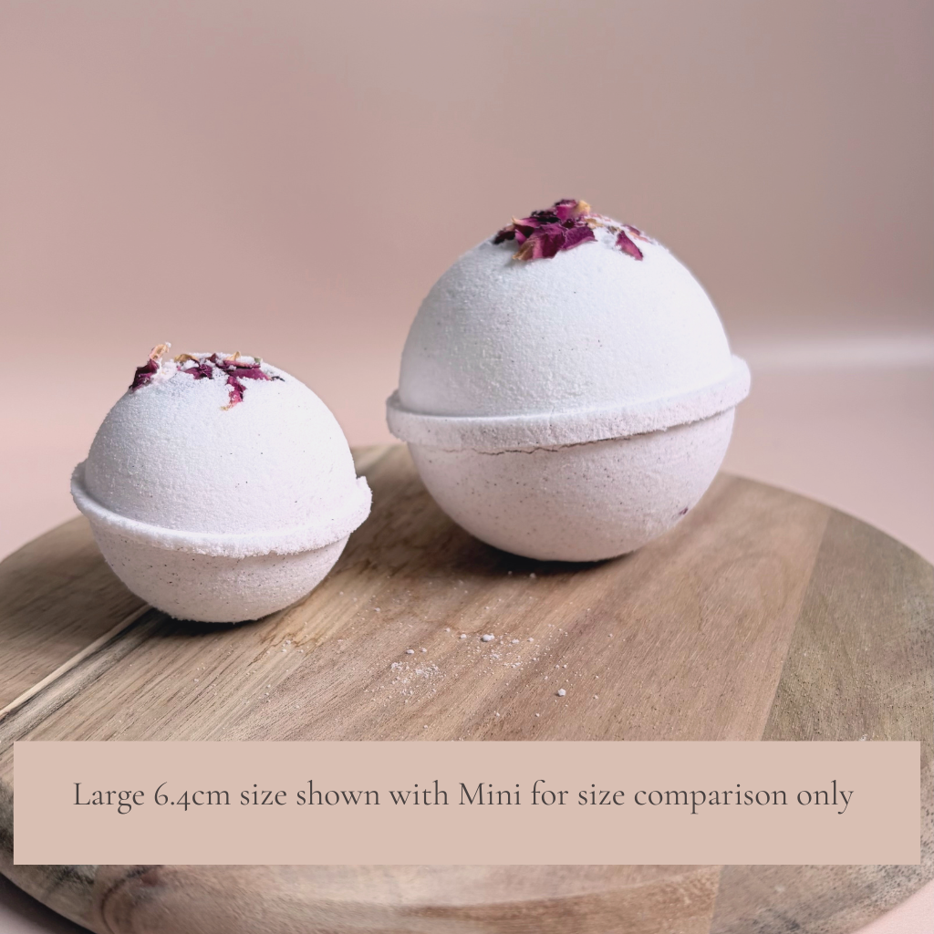 Rose Aura Bath Bomb | Rose Geranium — 6.4cm