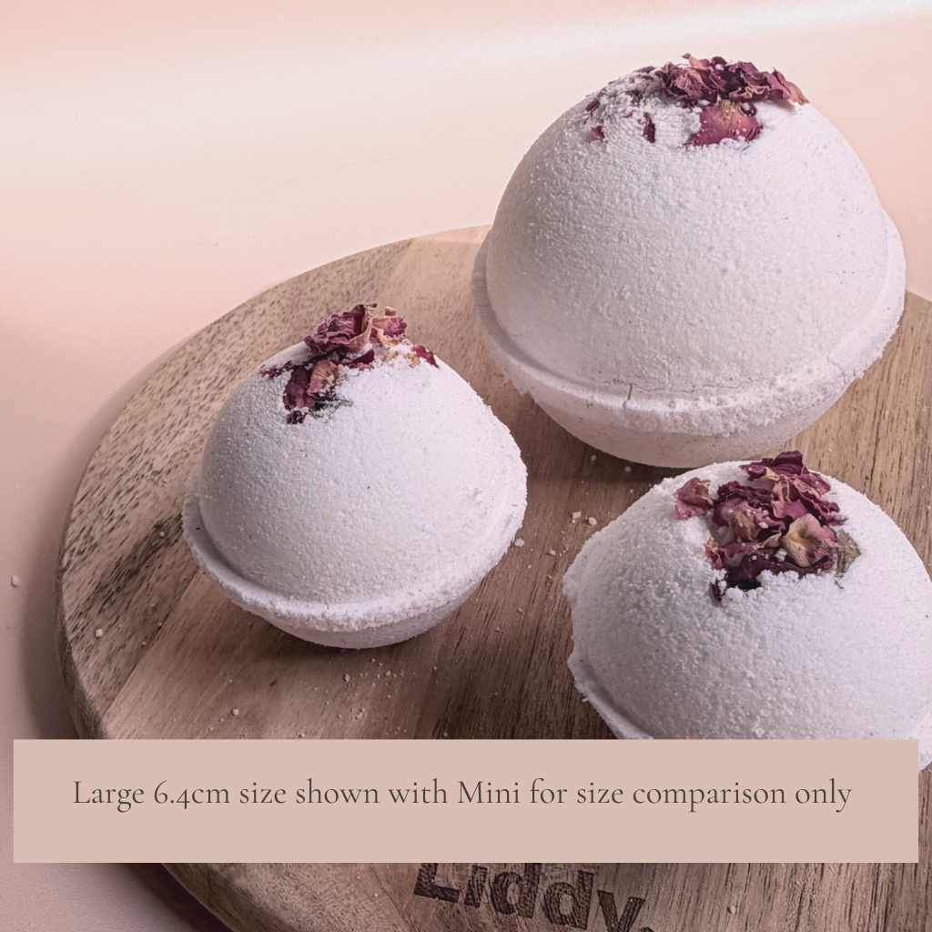Rose Aura Bath Bomb | Rose Geranium — 6.4cm