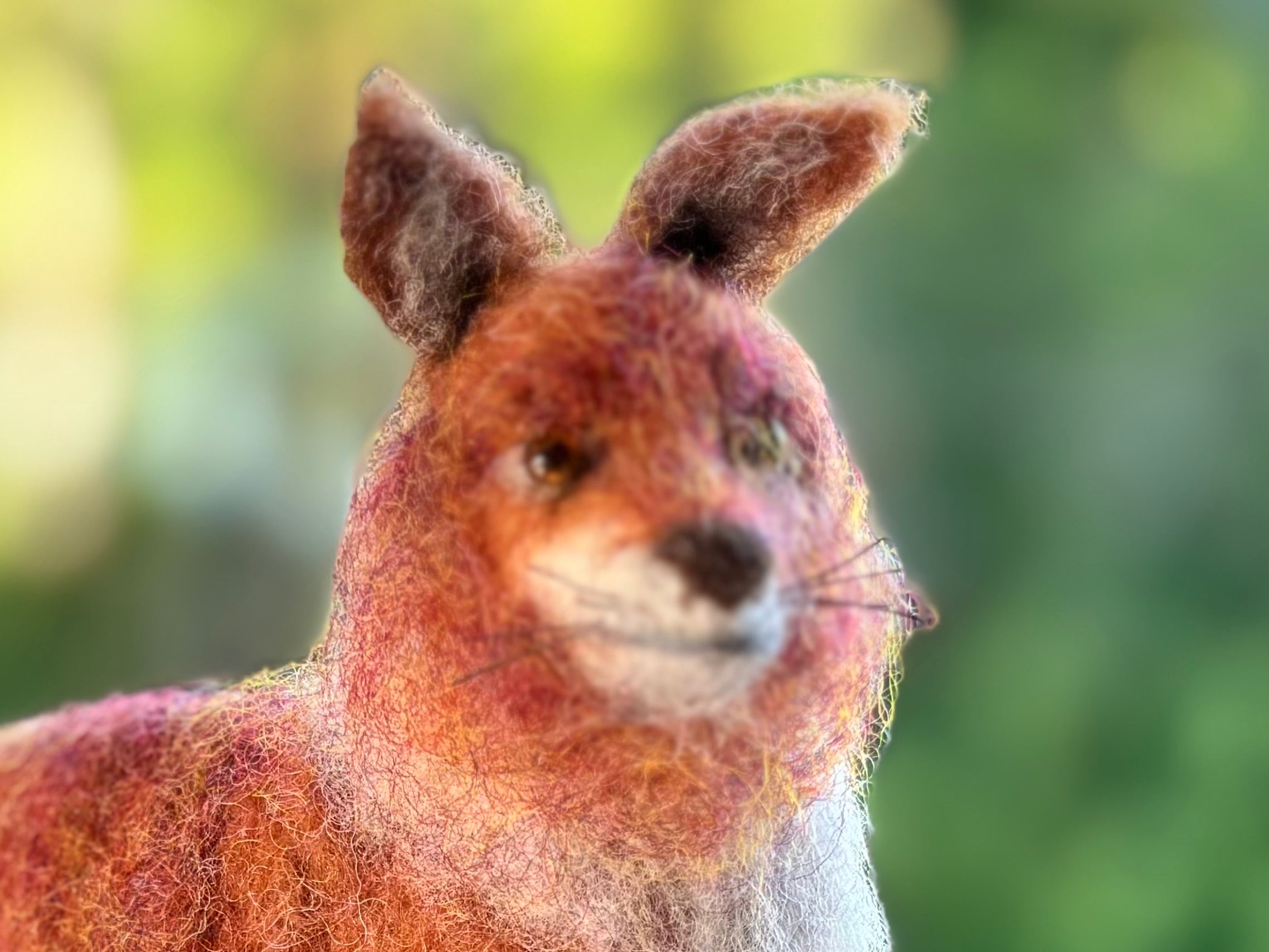 Needle felt Art Doll animal red fox