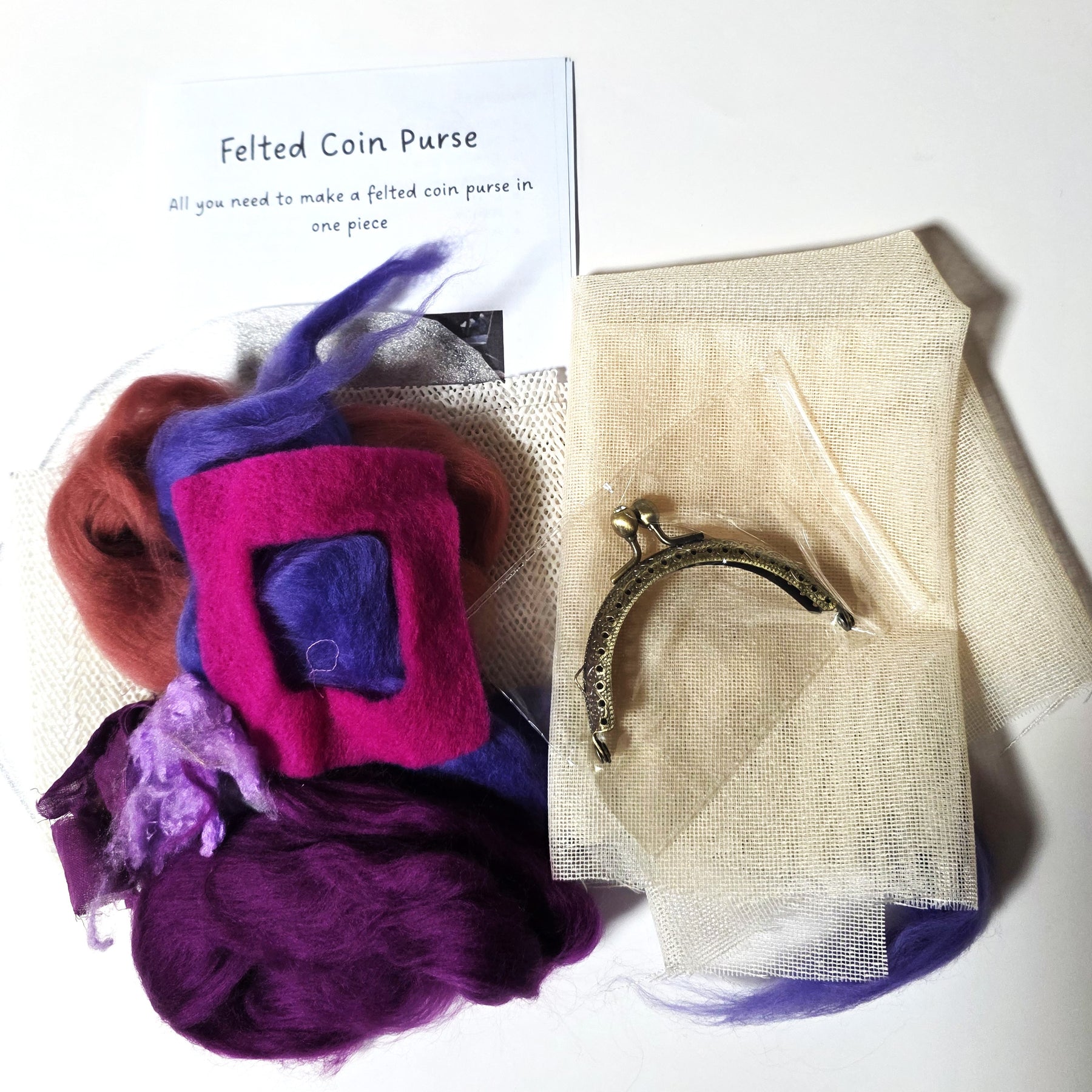 Felted Coin Purse Kit