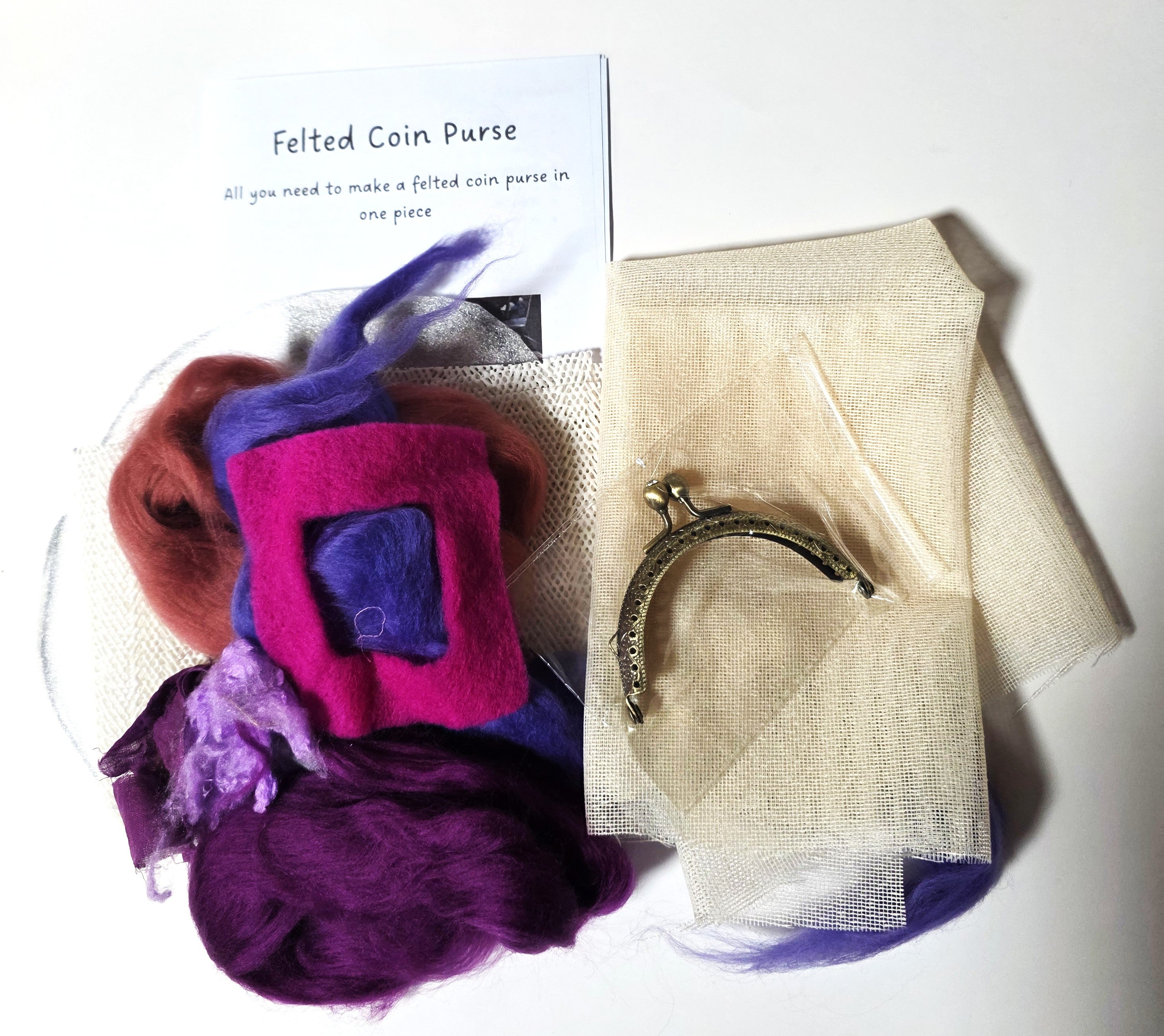 Felted Coin Purse Kit