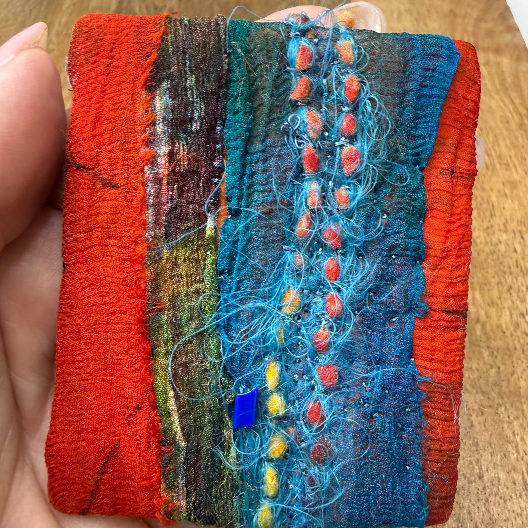 Tracks - A Wearable Art Brooch