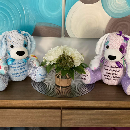 Kip the Dog keepsake bear