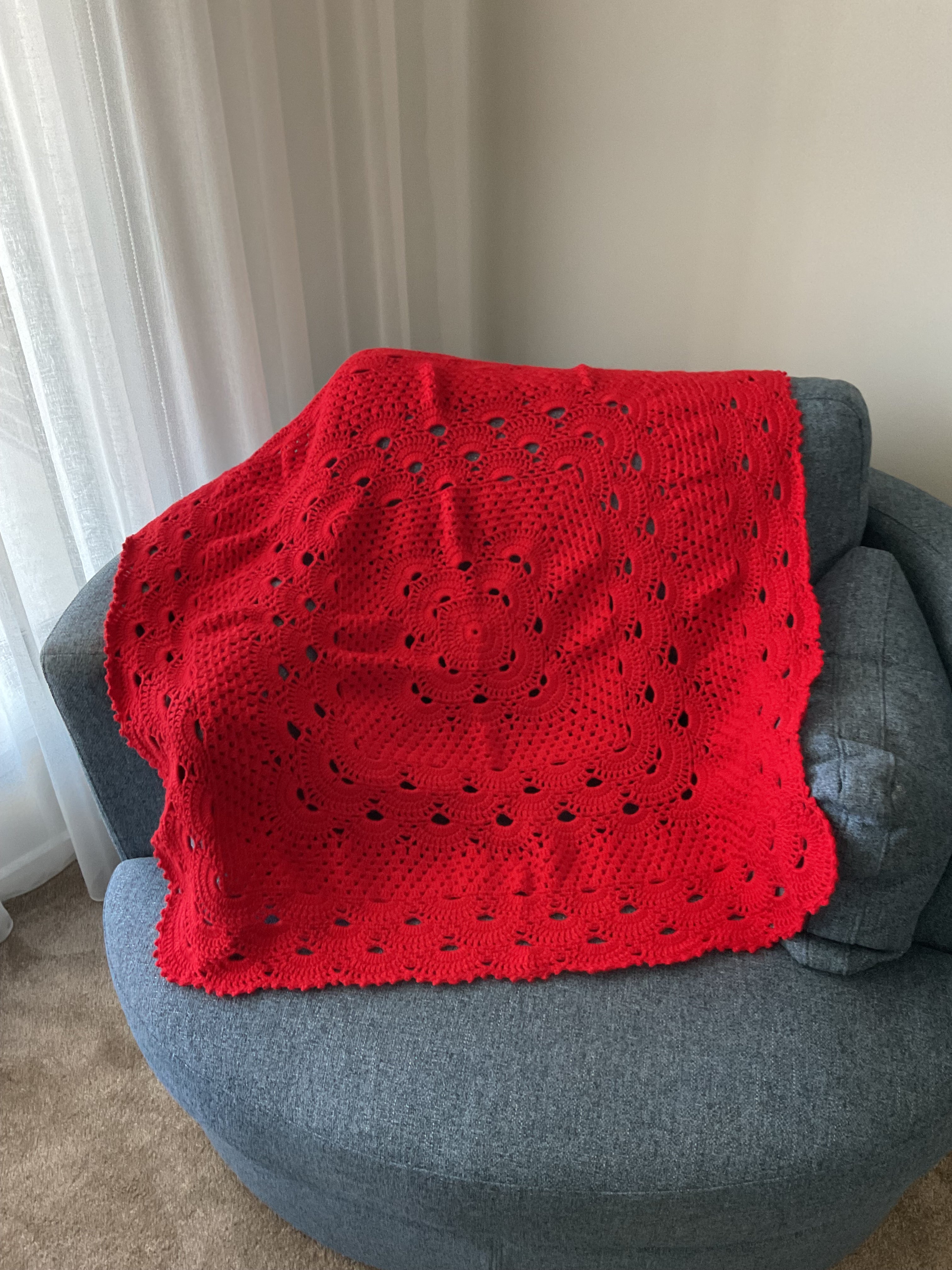 Red Baby Blanket