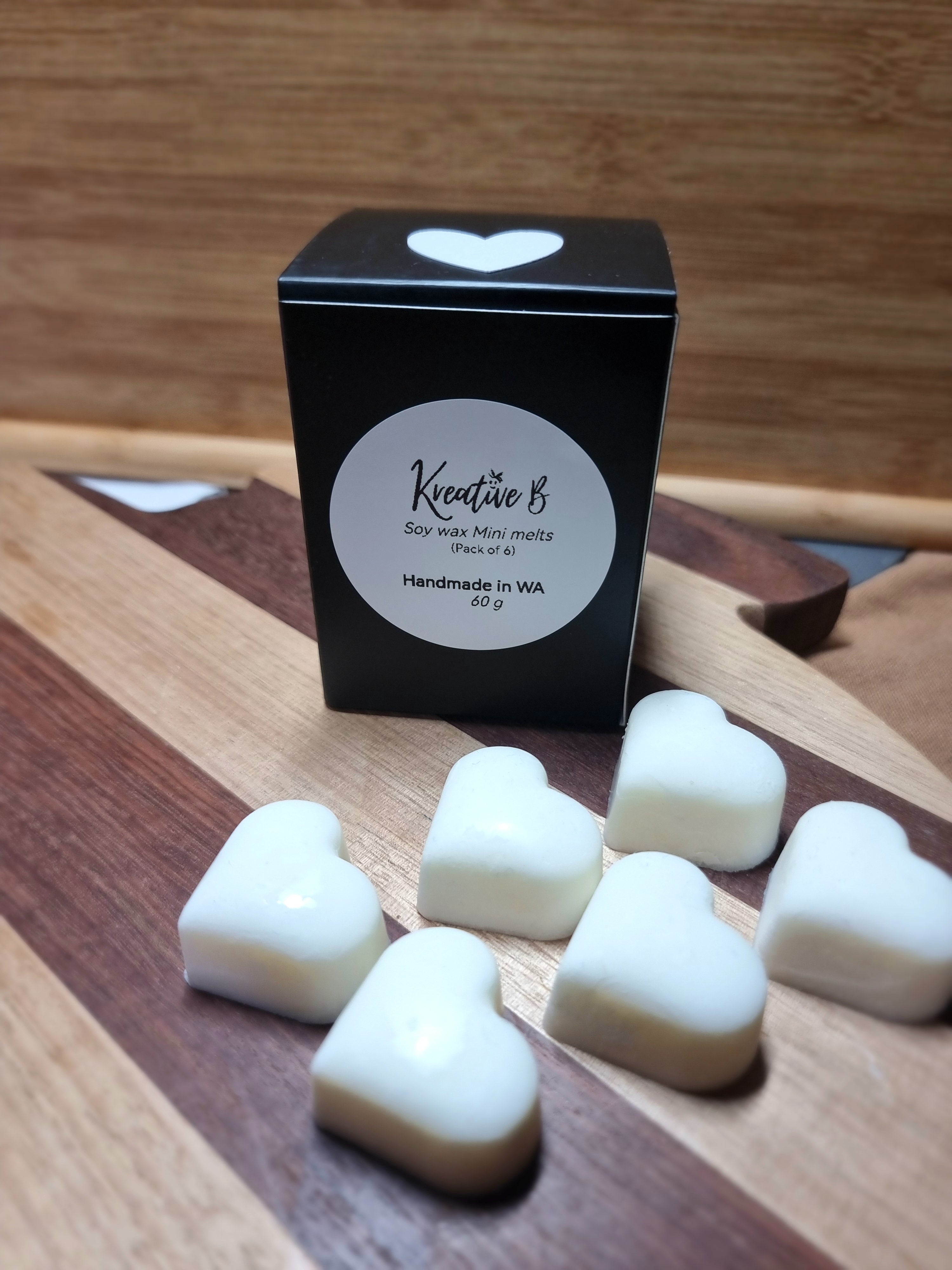 Soy wax mini heart melts pack