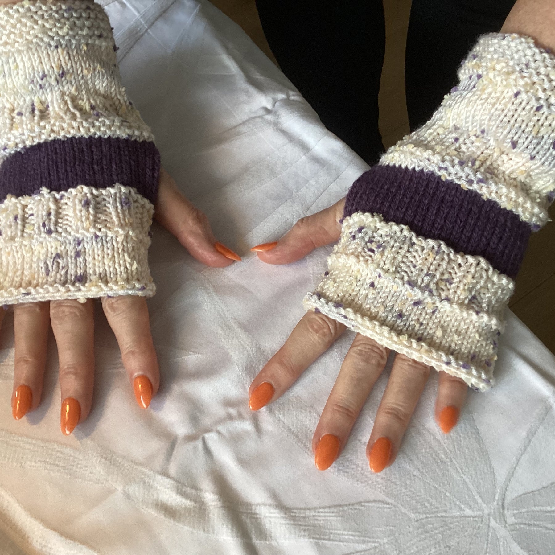 Hand knitted Fingerless Gloves