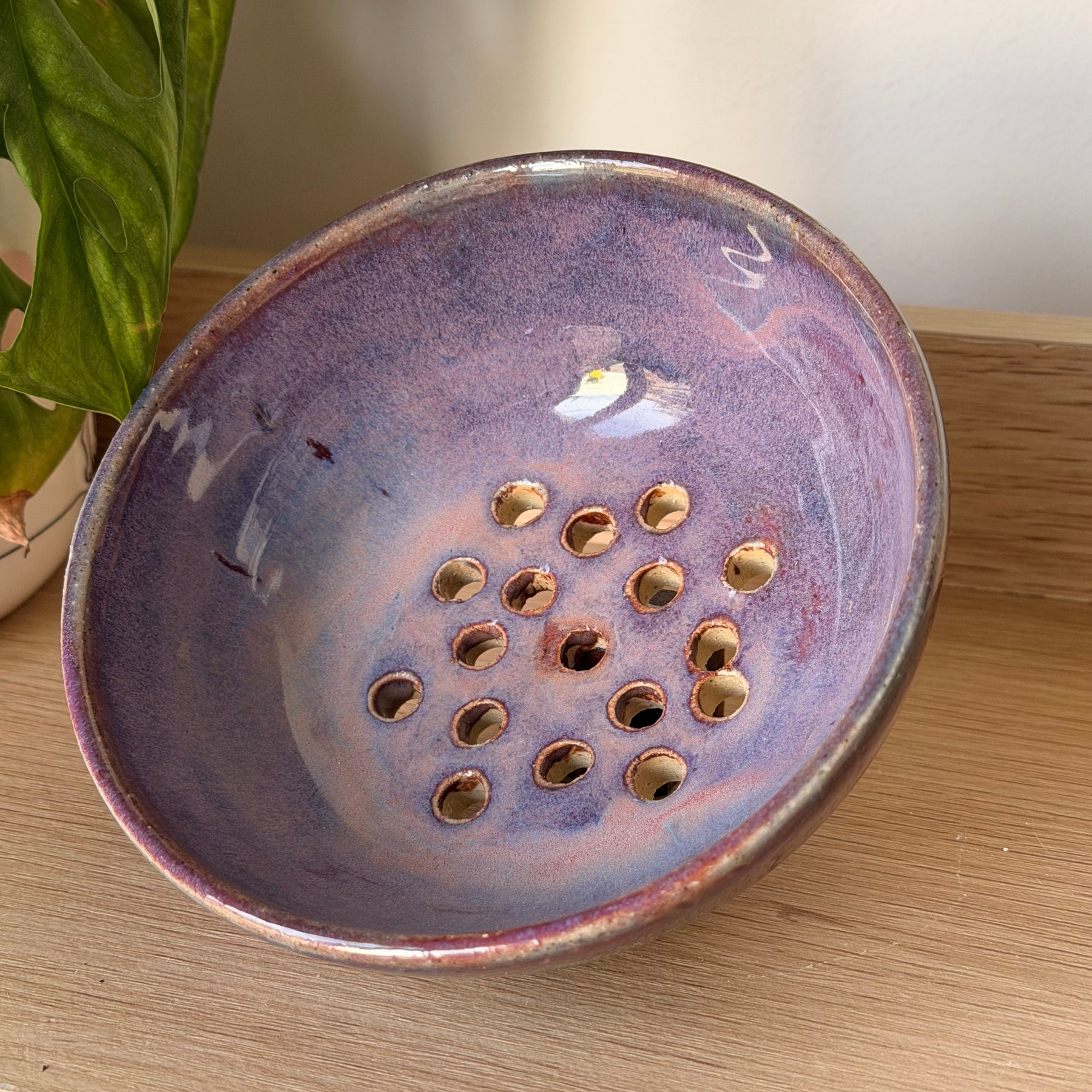 Ceramic Handmade Berry Rinse Bowl