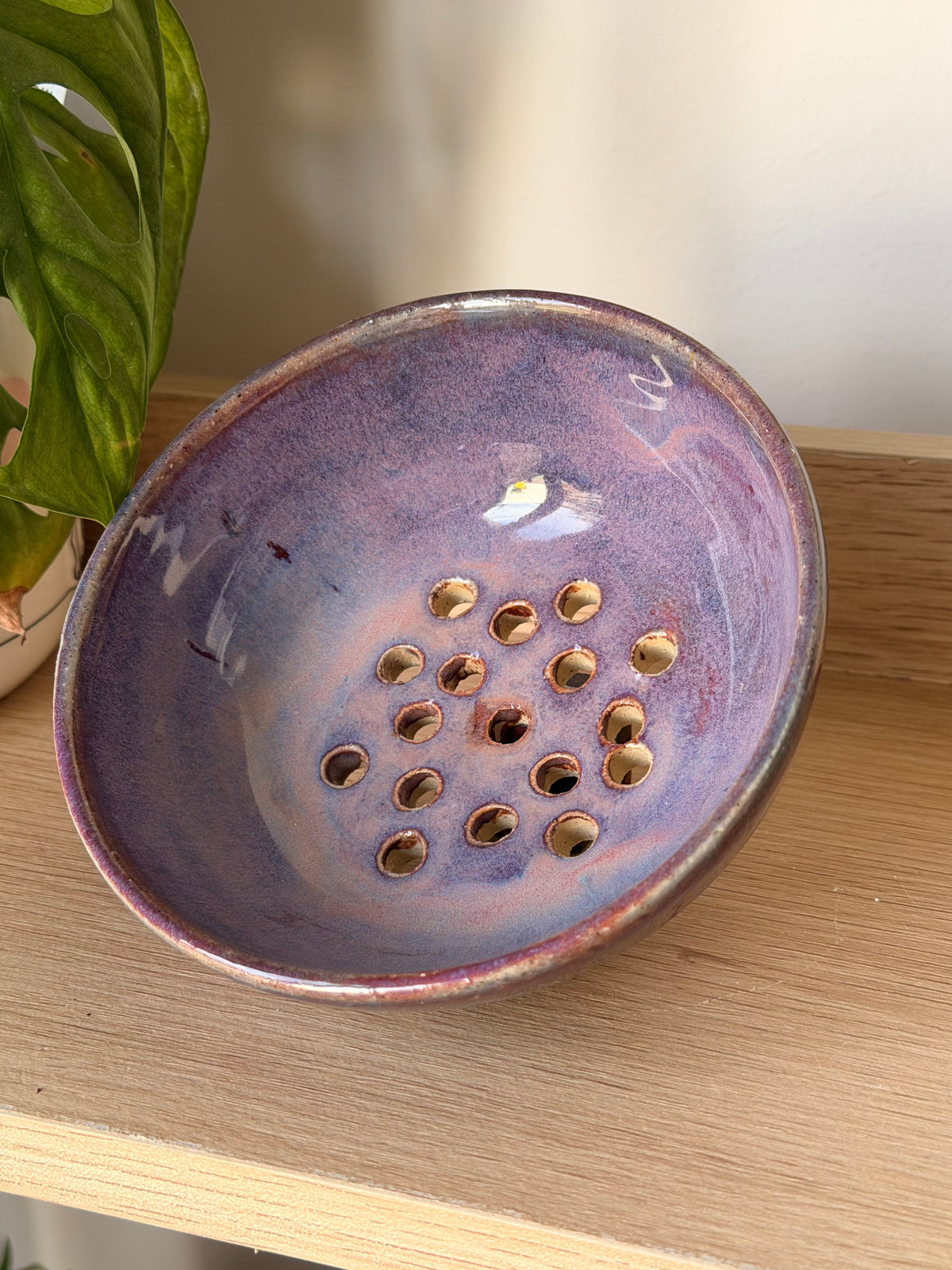 Ceramic Handmade Berry Rinse Bowl