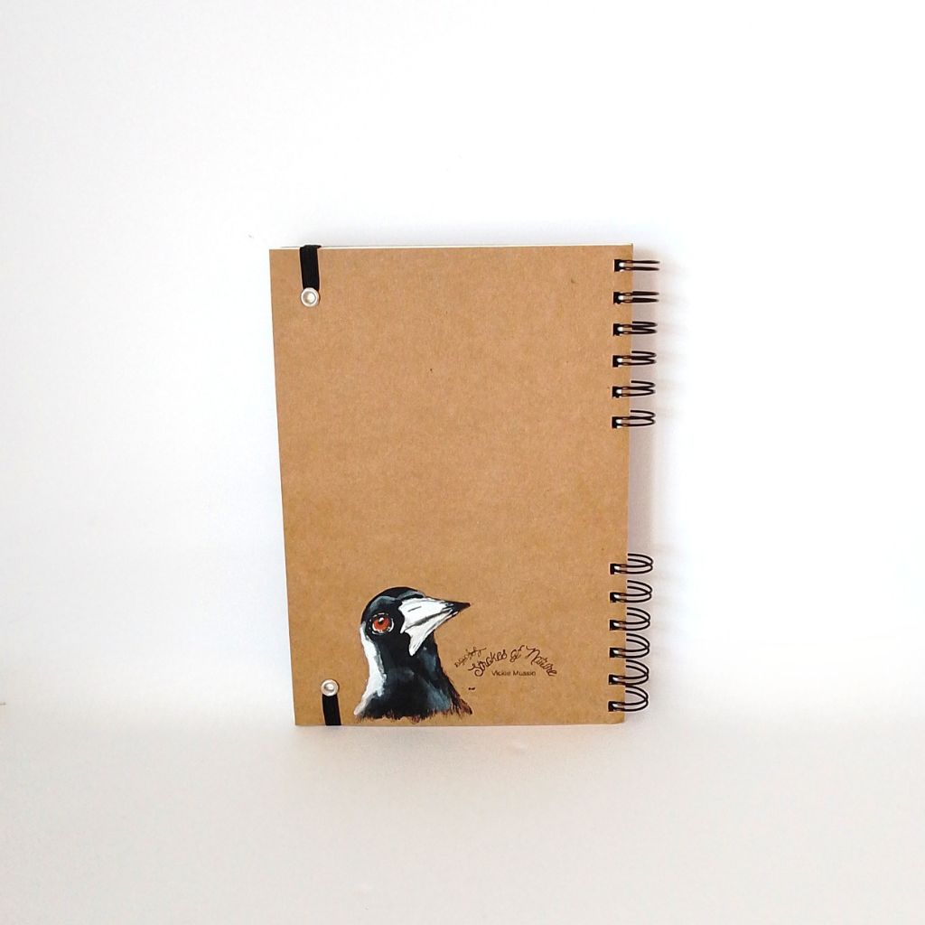 Magpie Handpainted Series of Notebooks