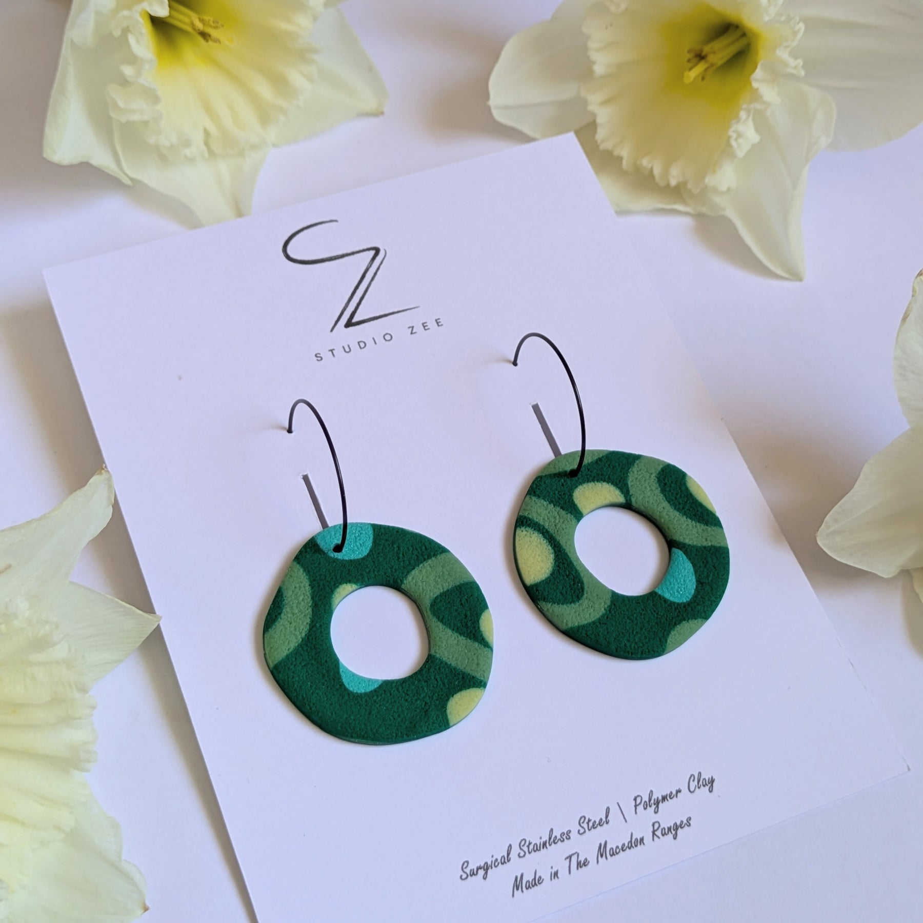 Donut Hoop Earrings