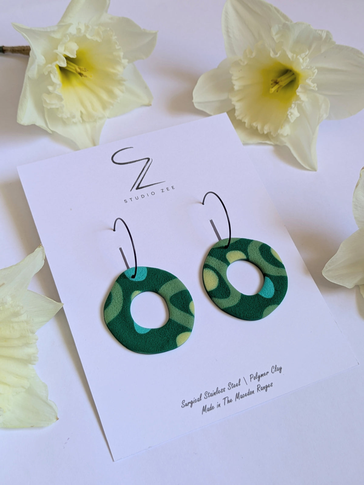 Donut Hoop Earrings