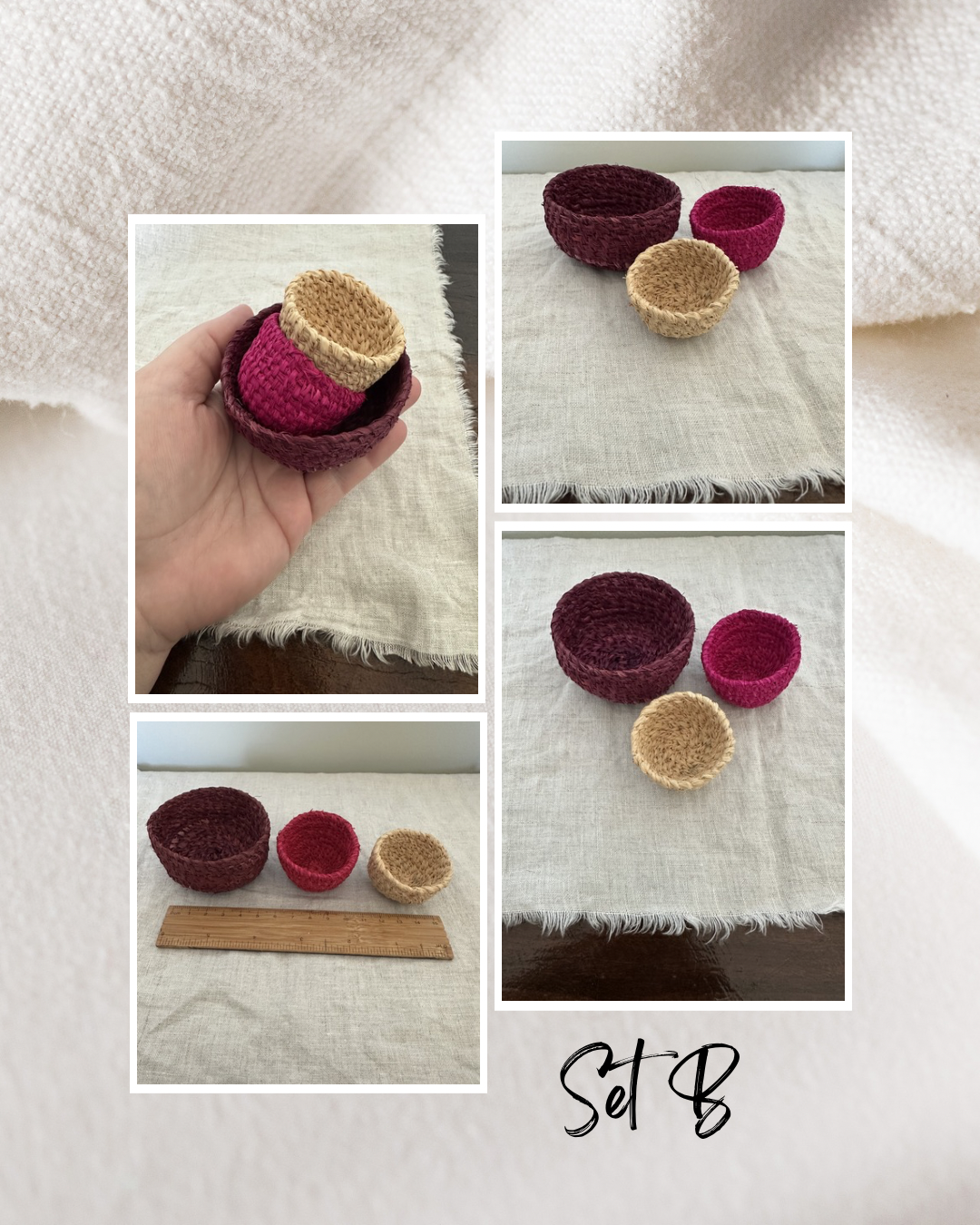 Handmade Little Easter Basket Sets