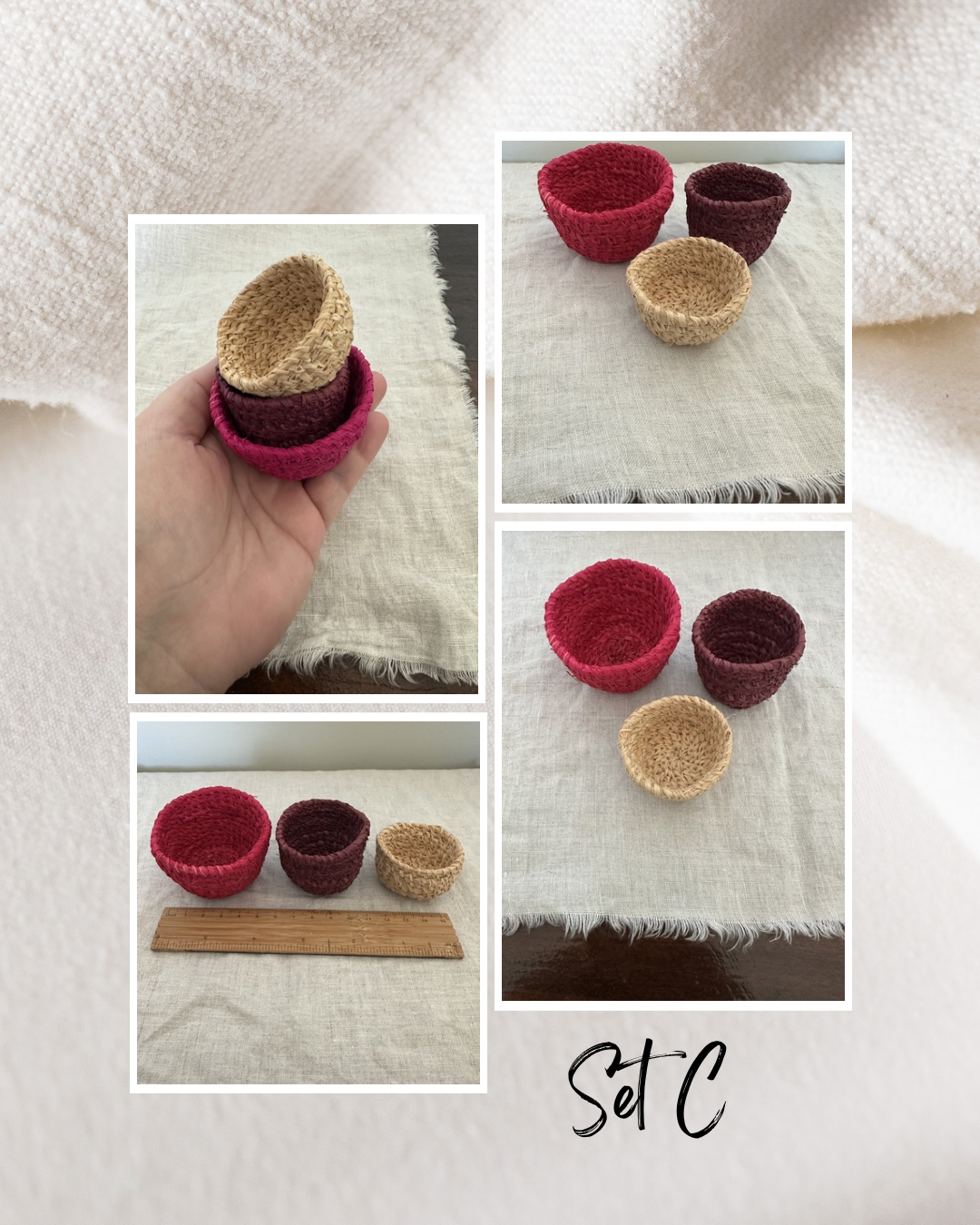 Handmade Little Easter Basket Sets