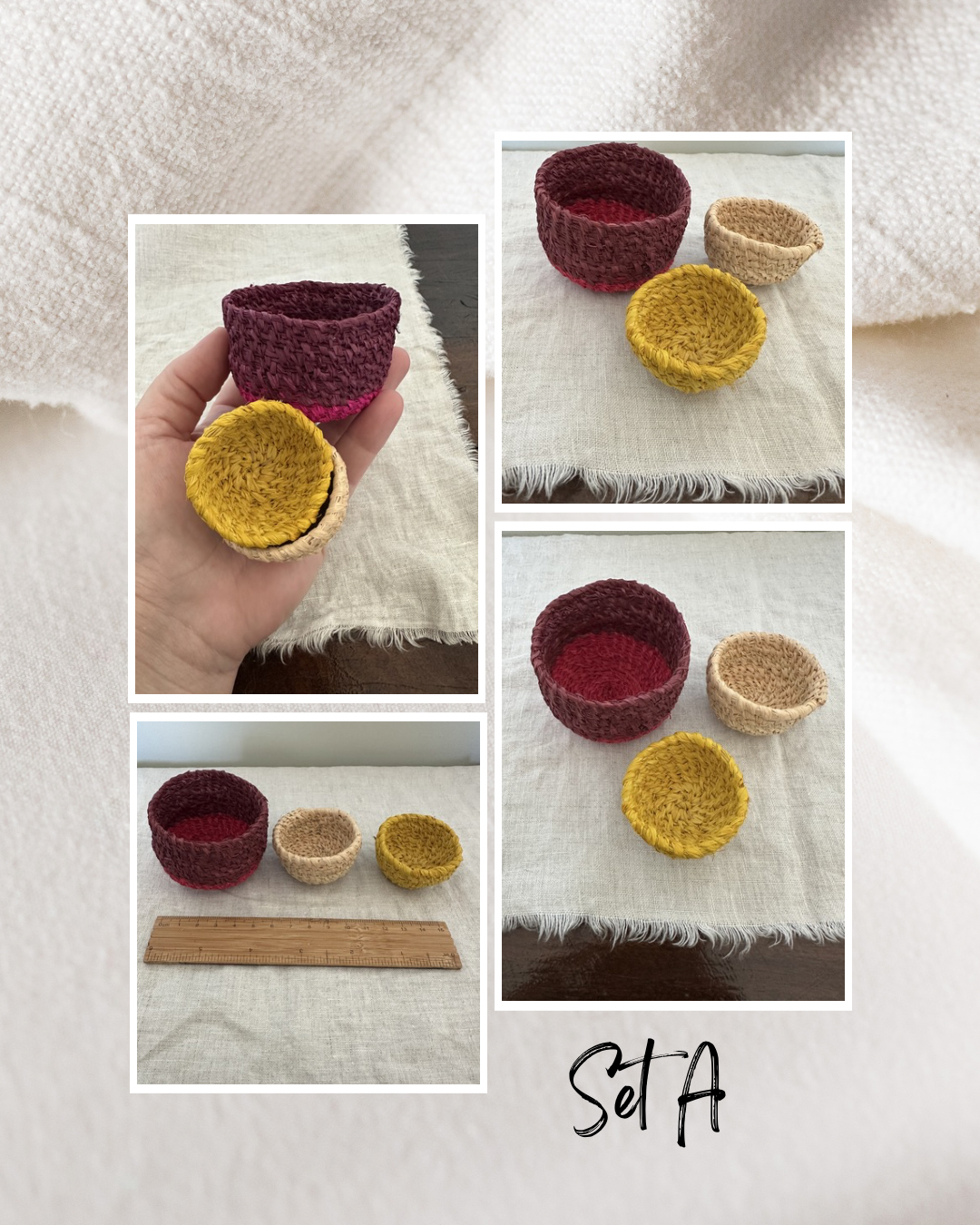 Handmade Little Easter Basket Sets