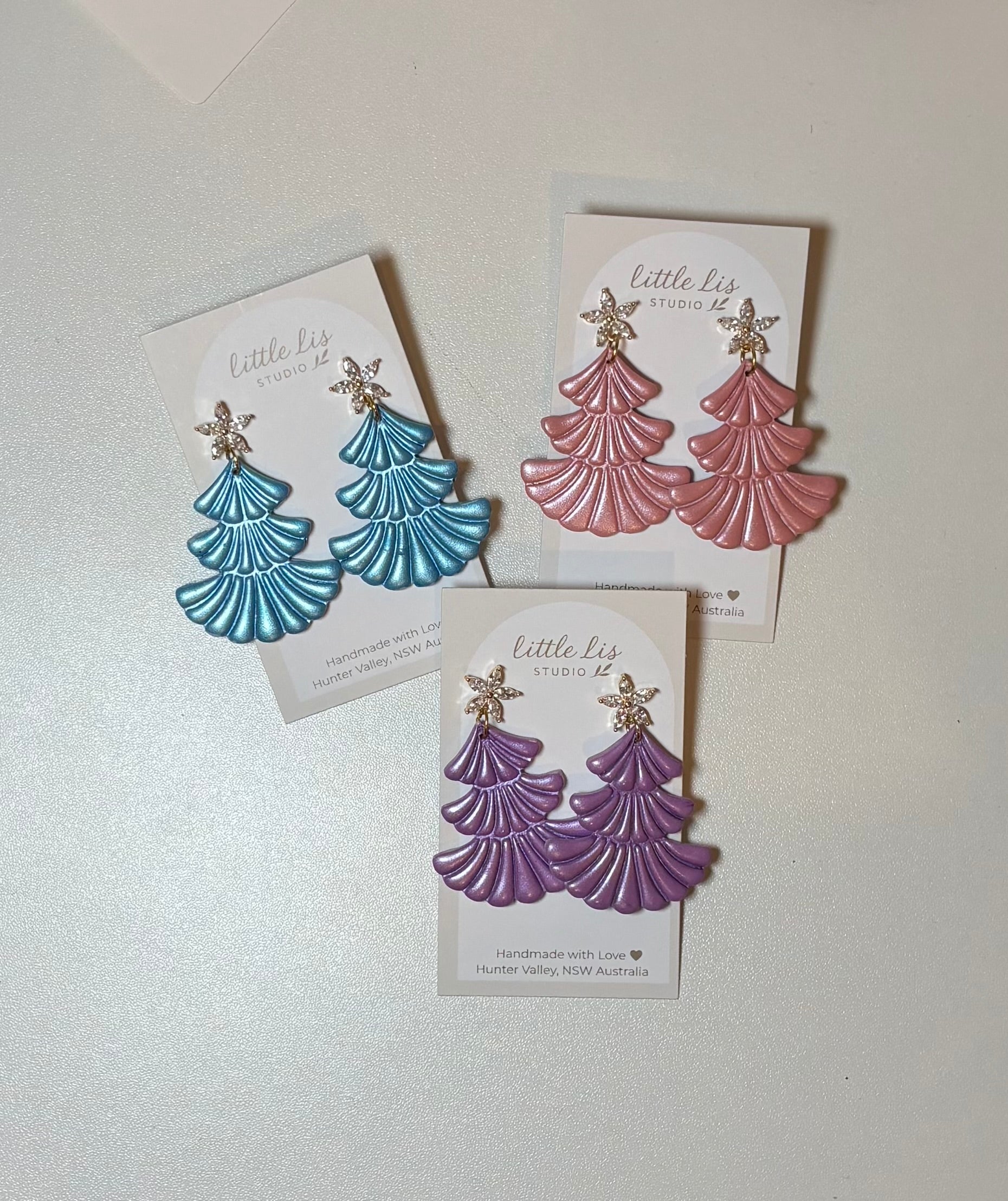 "Glamour" Christmas Tree Earring