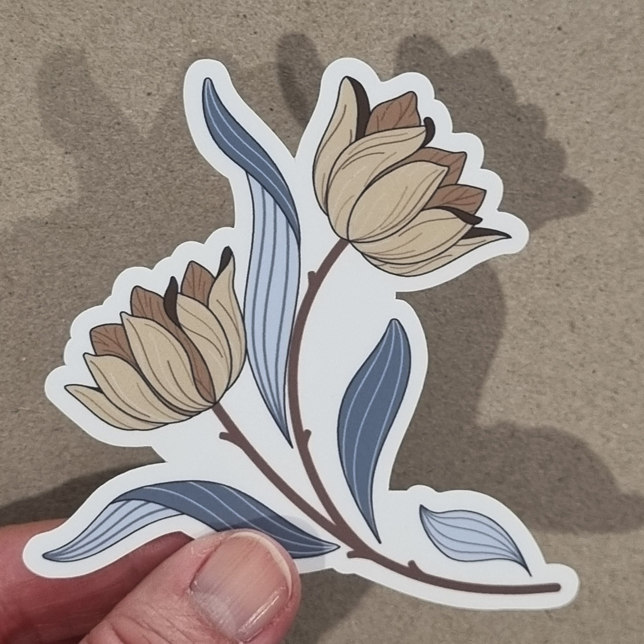 Reverie Botanical Flower Arts and Crafts Sticker