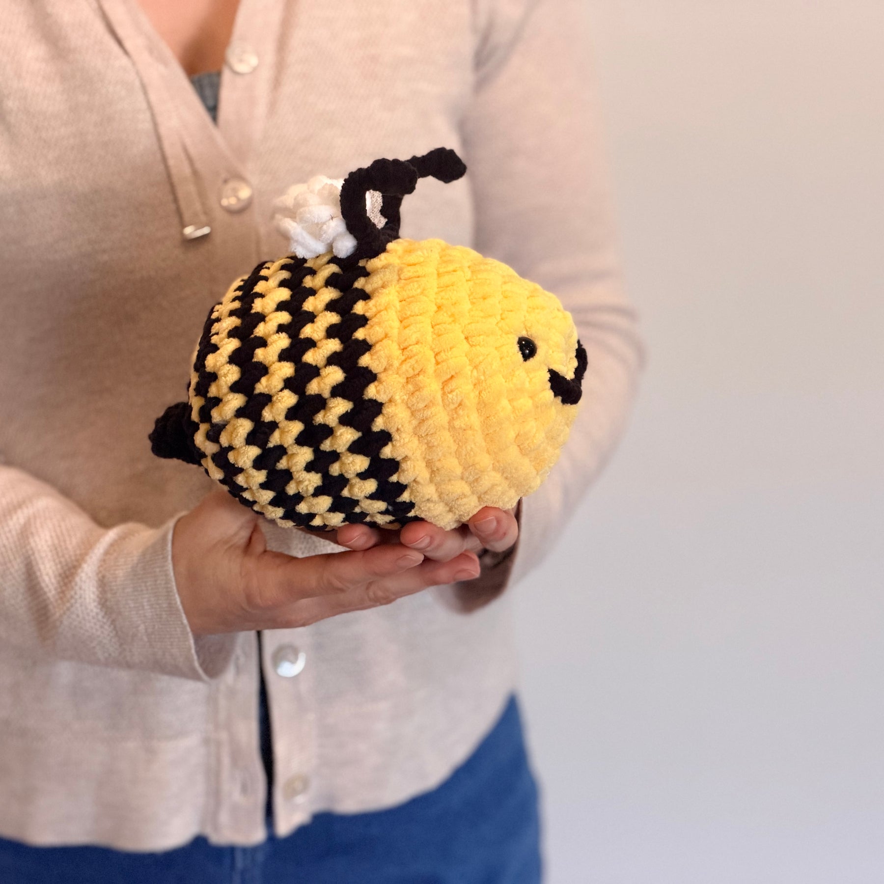 Bumble Bee Crochet Toy / House Decor (Small size)