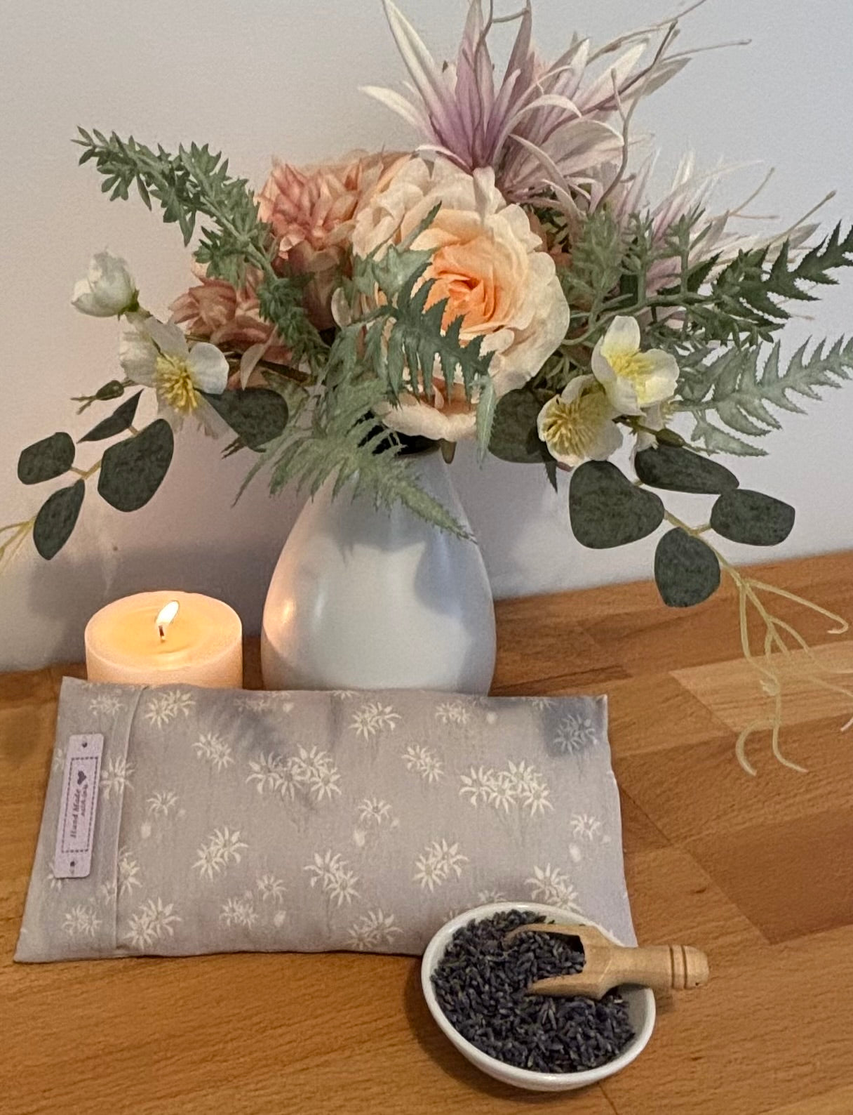 Lavender Eye Pillows with removable pillowcase