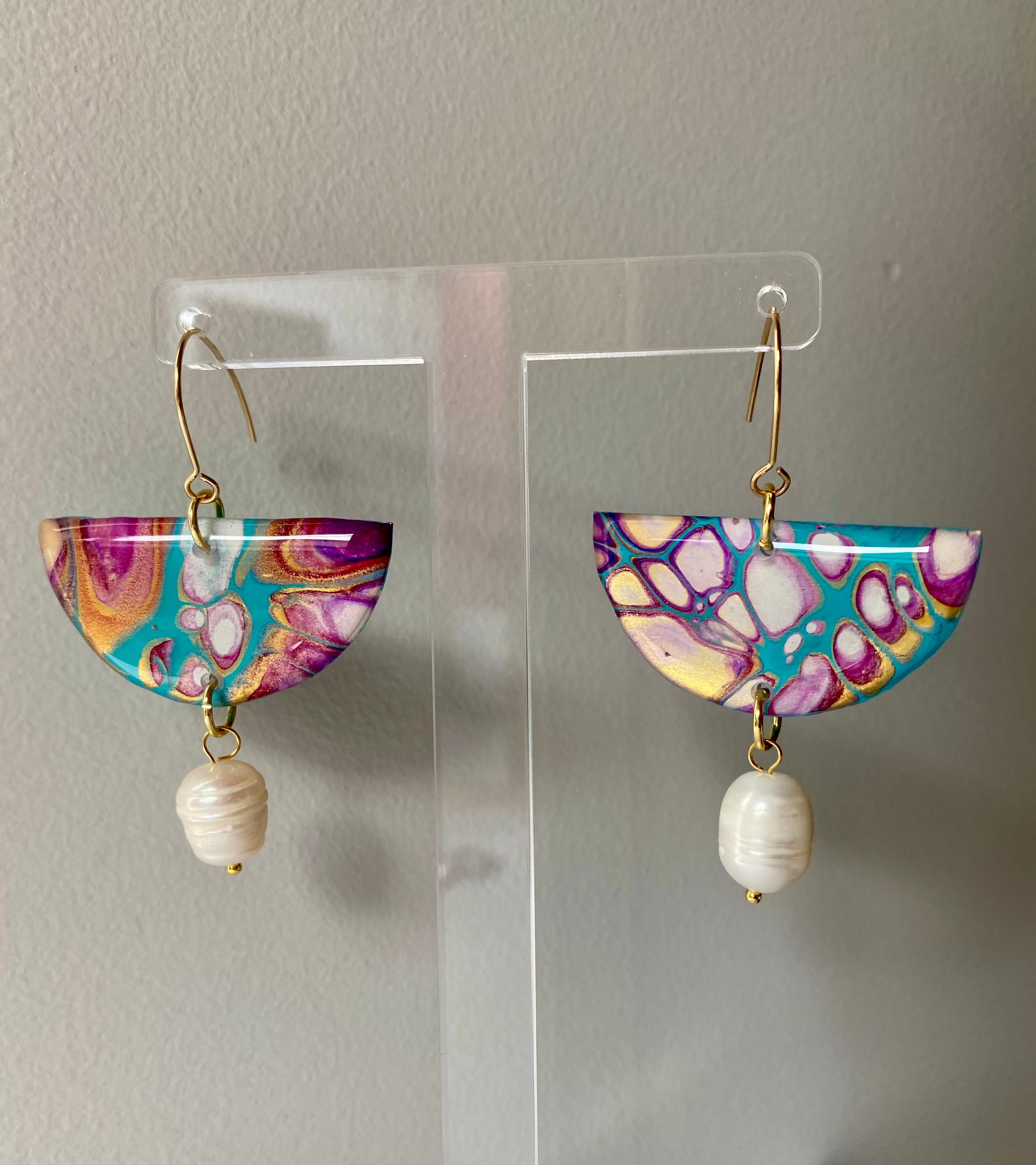 Artisan Unique Colourful Lightweight Earrings