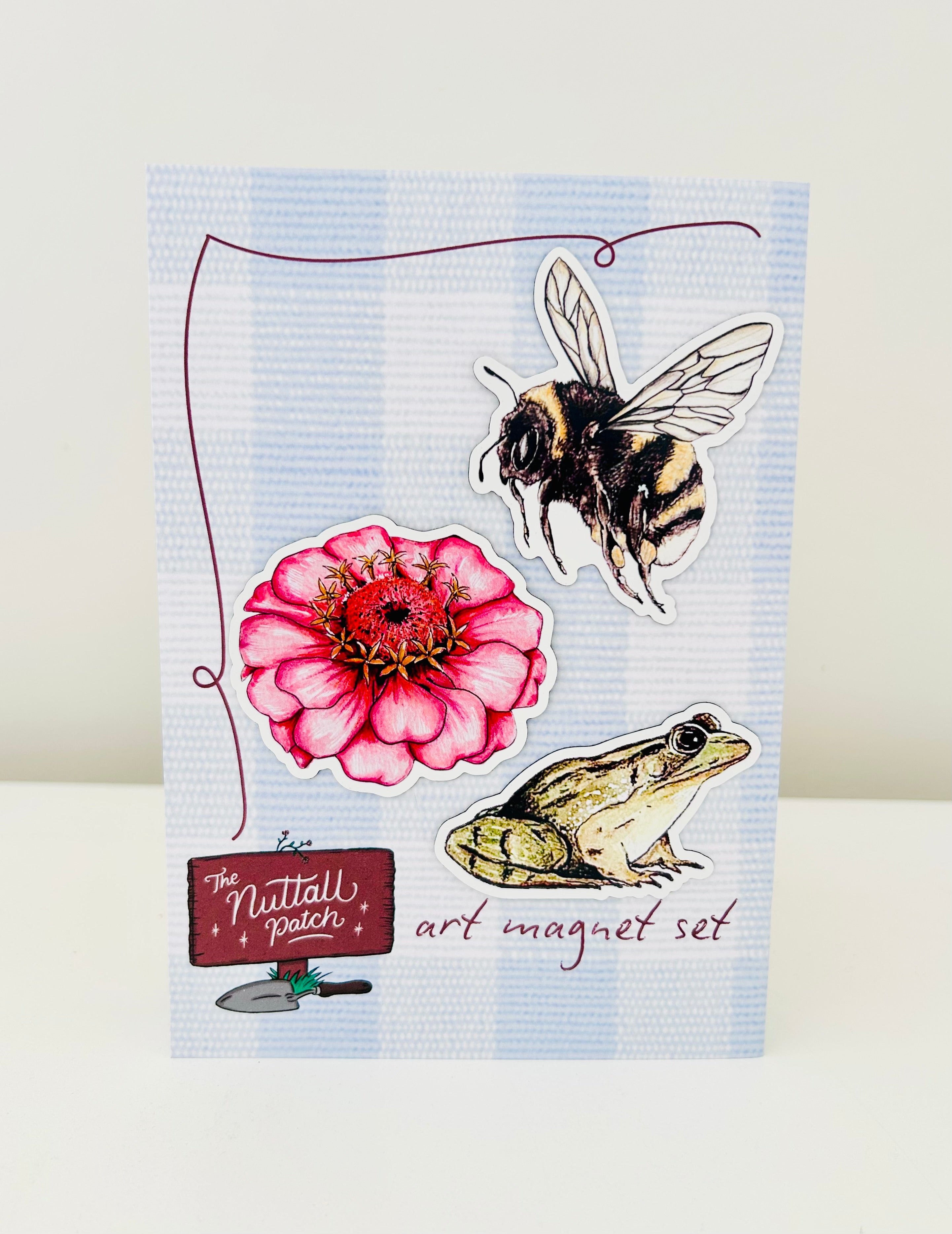 Art Magnet Set - Zinnia Days