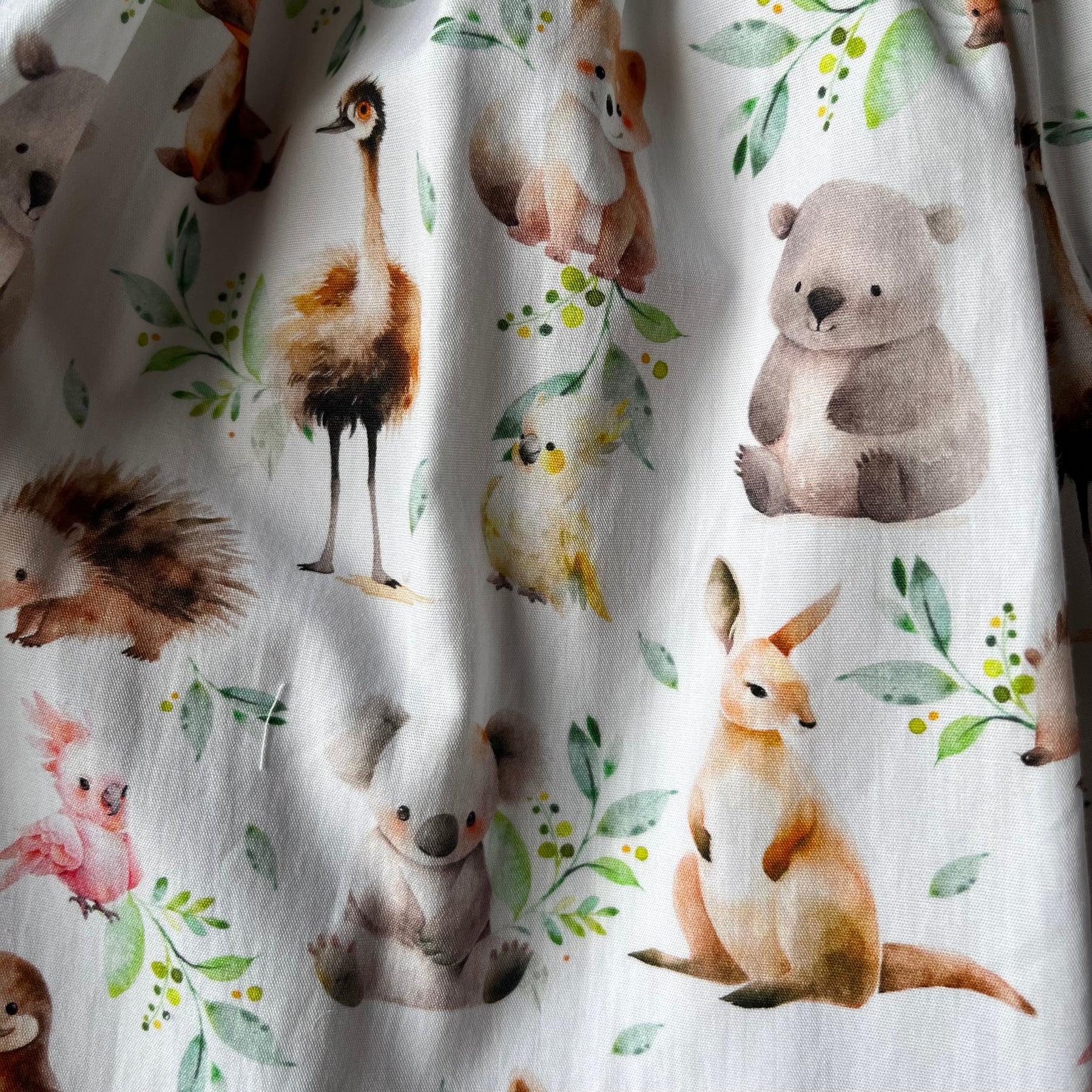 Handmade Pinafore Dress | Baby Aussie Animals | Sizes 3,4 and 5