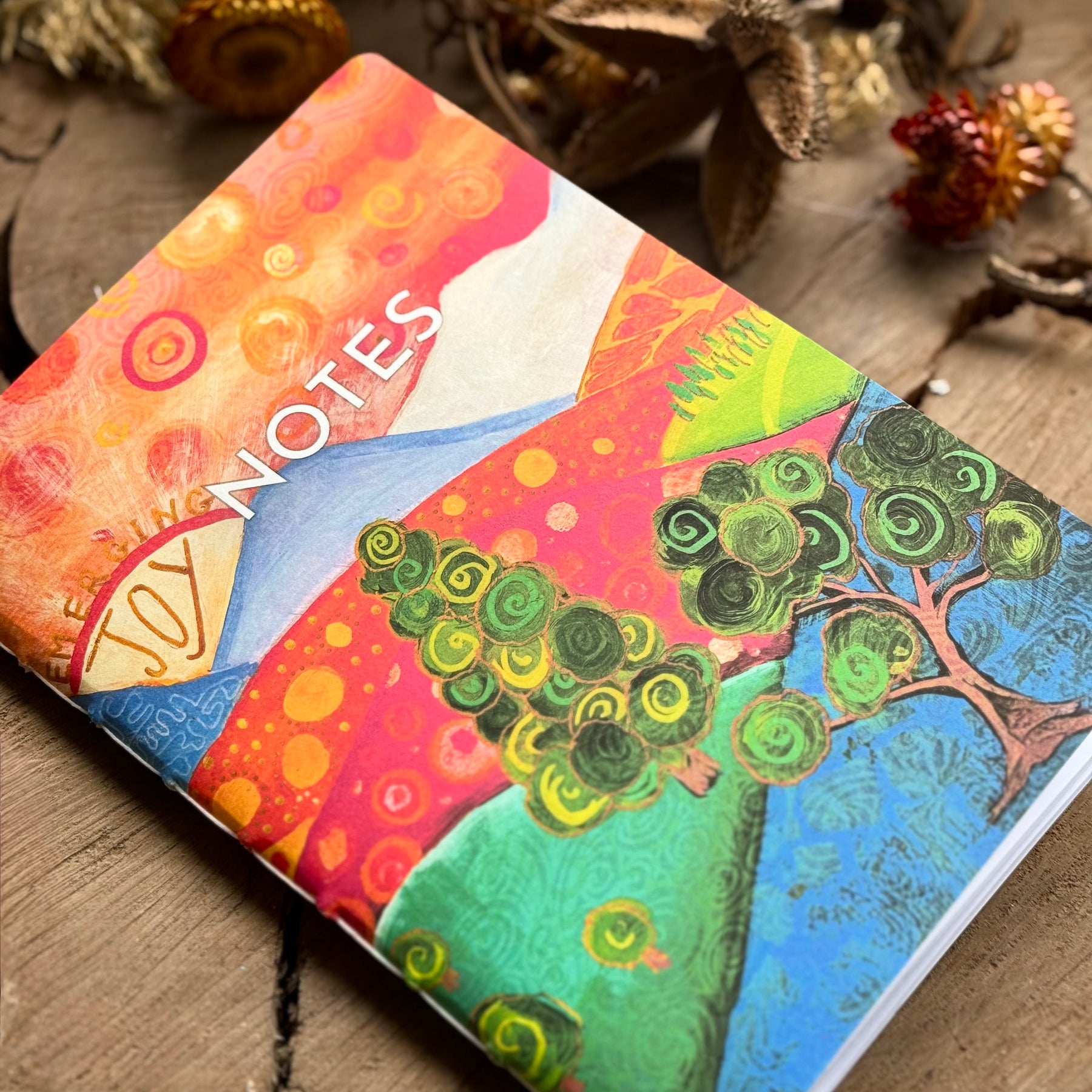 Art in the Canefields Handbound Notebook - Joy