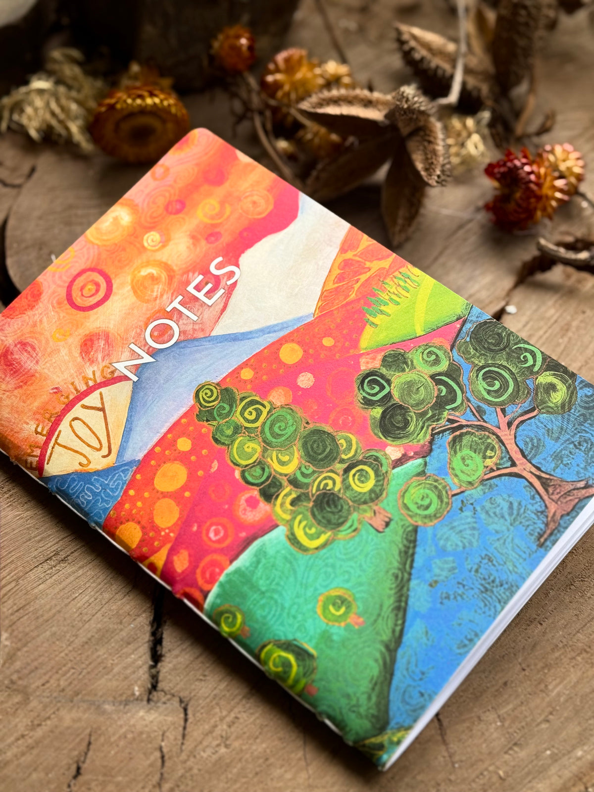 Art in the Canefields Handbound Notebook - Joy